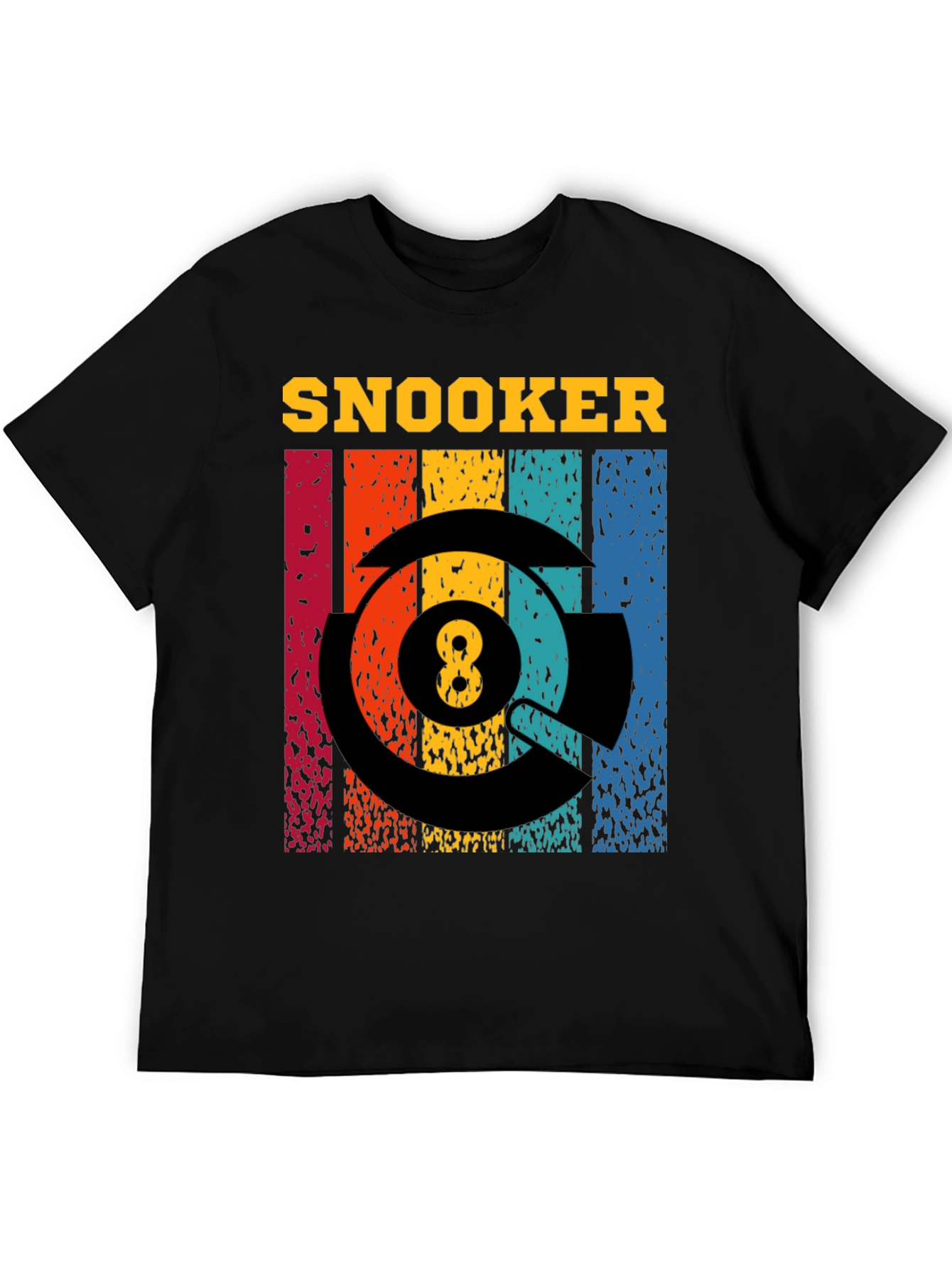 Snooker 8 Ball Retro Style Graphic Tee