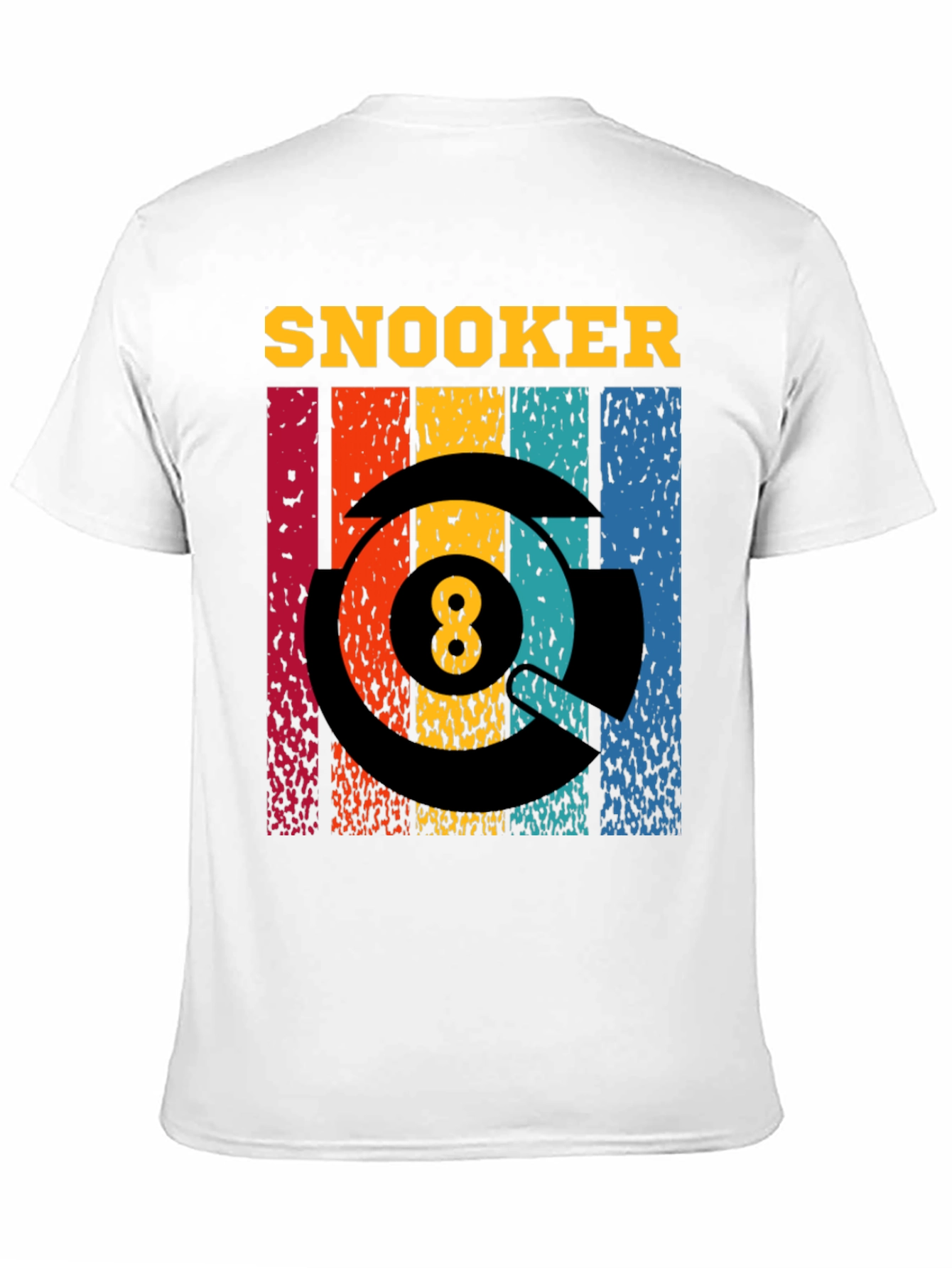 Snooker 8 Ball Retro Style Graphic Tee