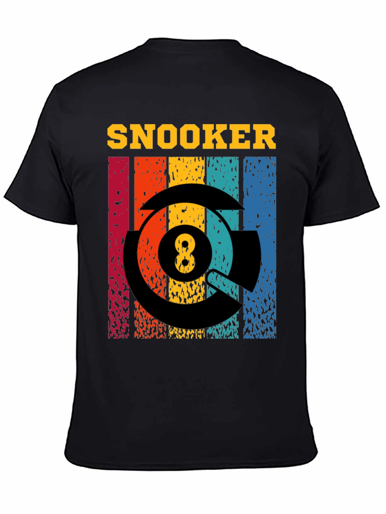 Snooker 8 Ball Retro Style Graphic Tee