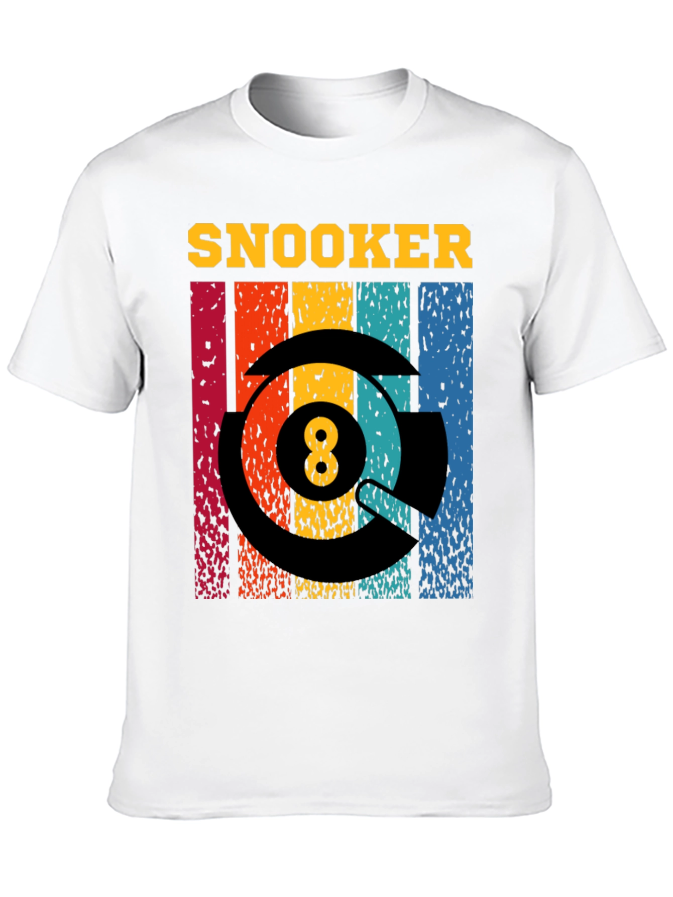 Snooker 8 Ball Retro Style Graphic Tee
