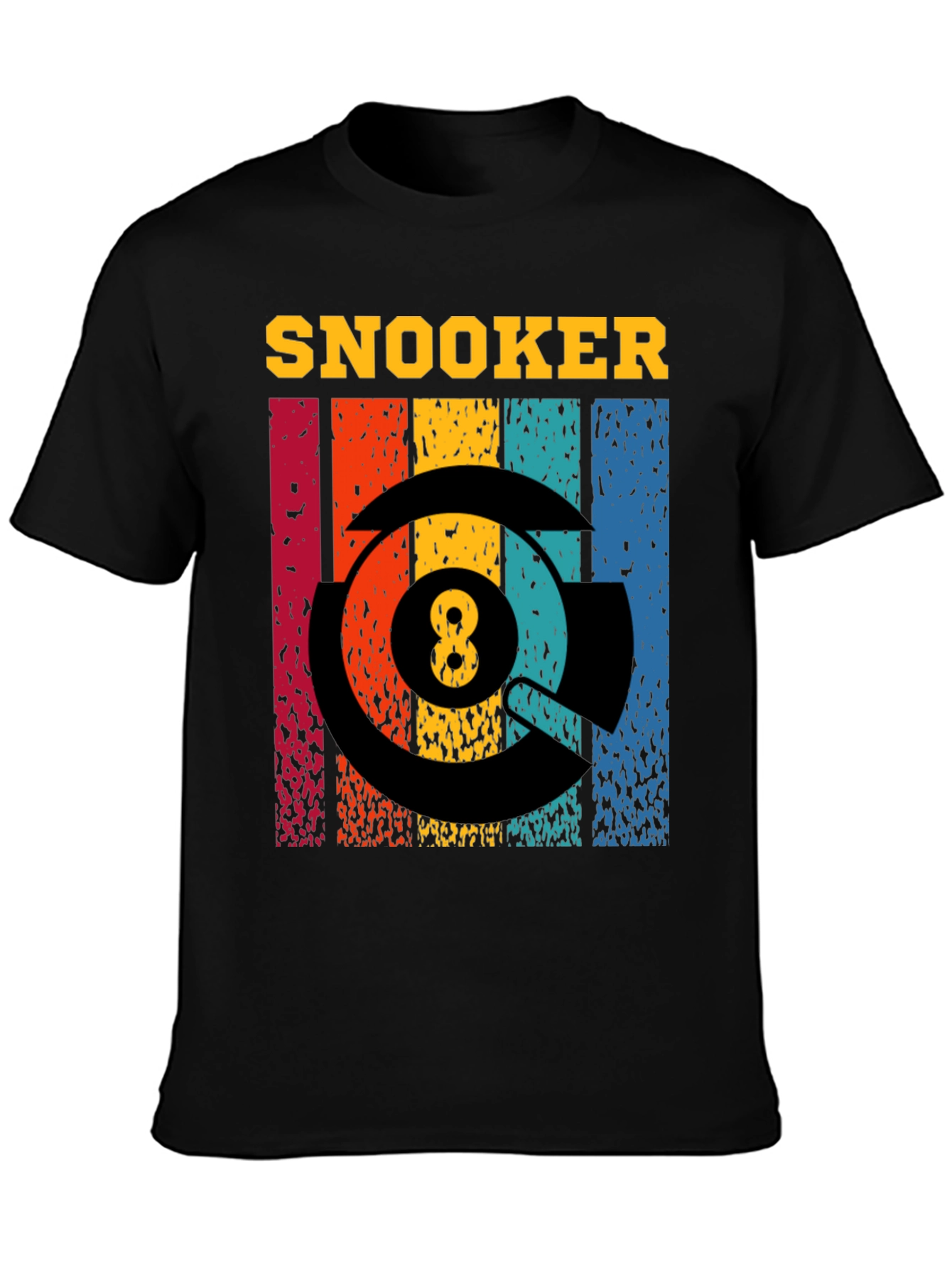 Snooker 8 Ball Retro Style Graphic Tee