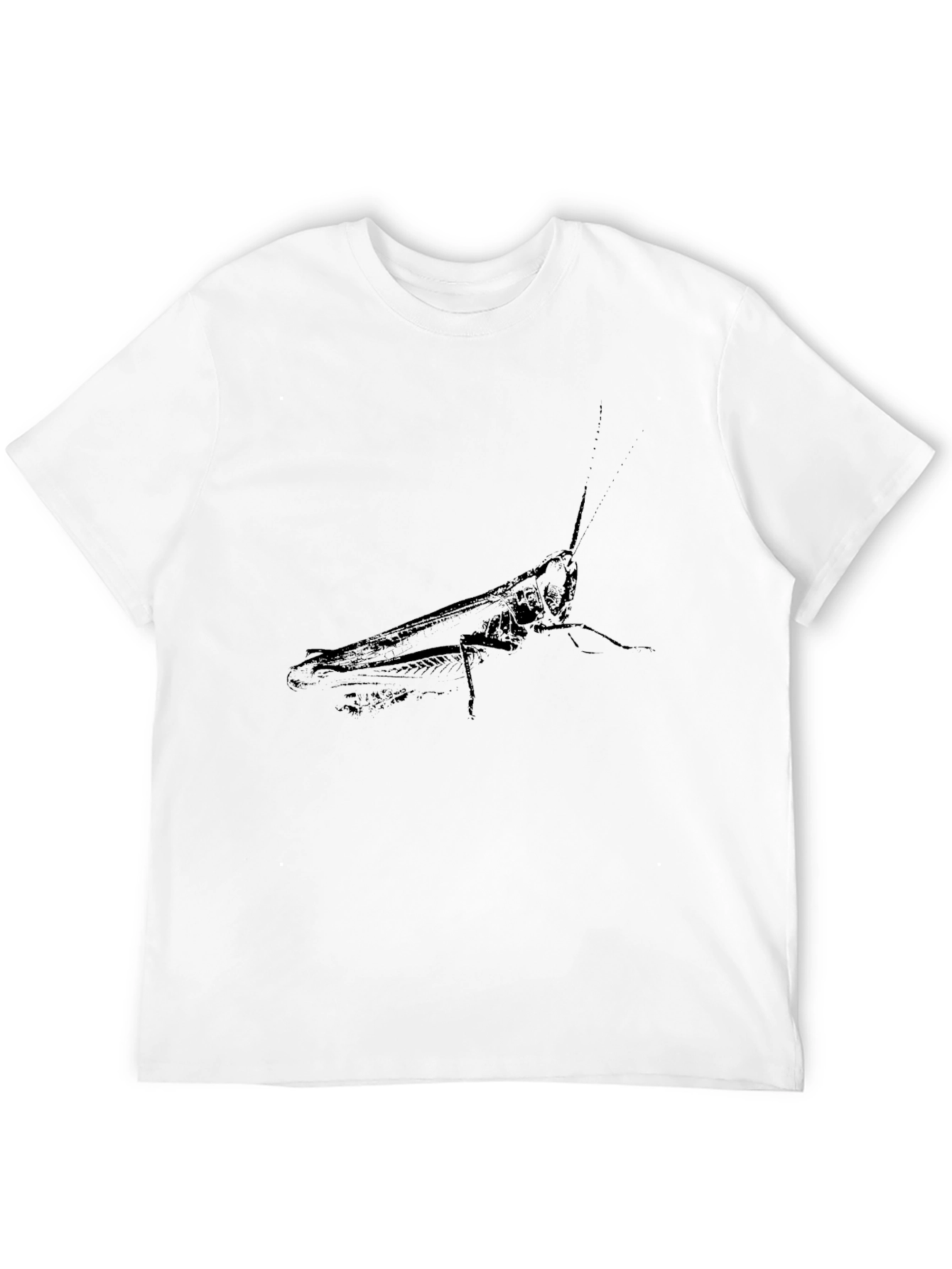 Locust Graphic Tee - Black Cotton