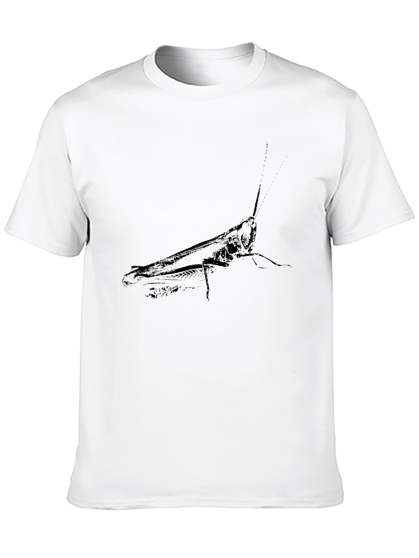 Locust Graphic Tee - Black Cotton