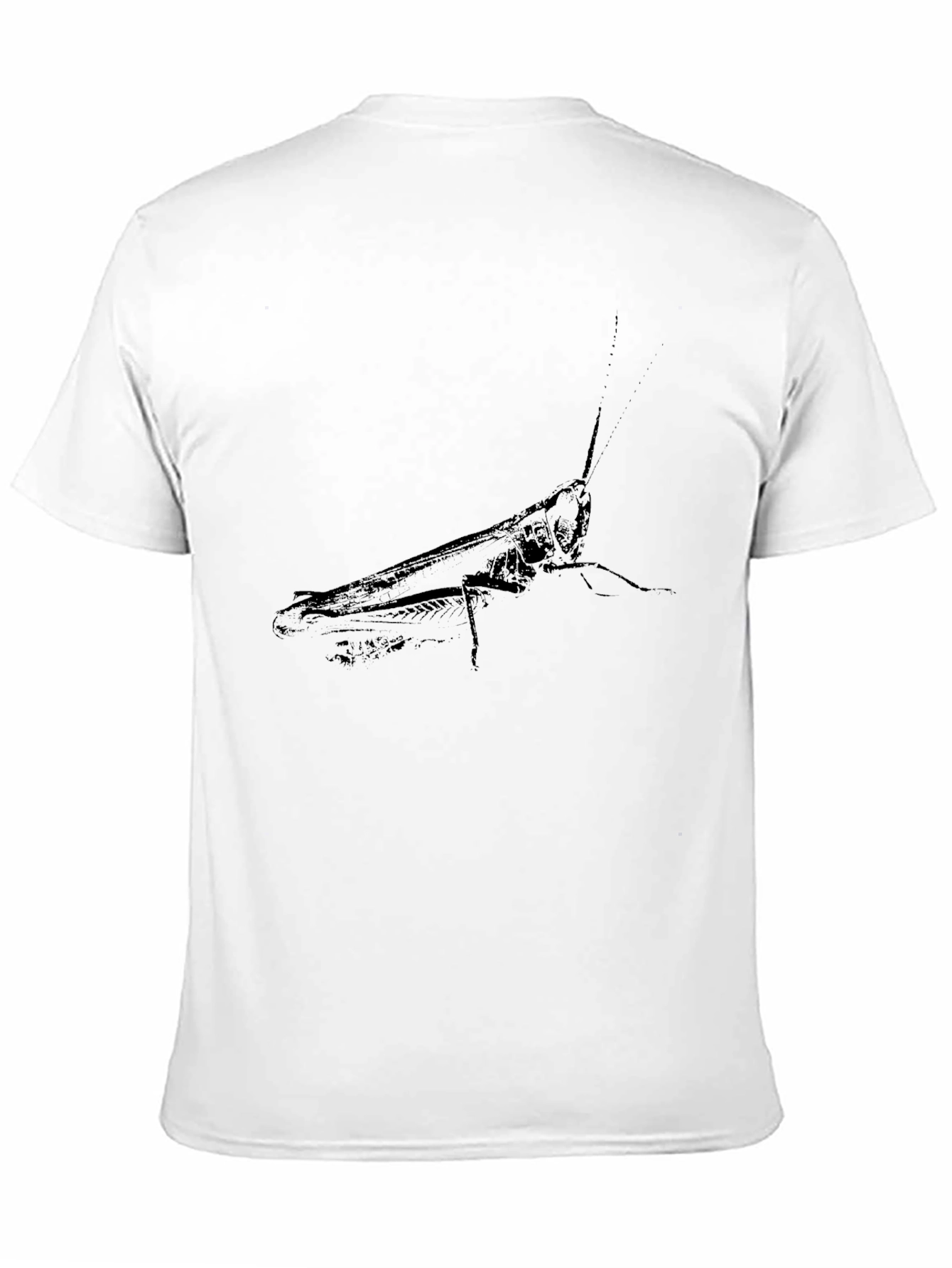 Locust Graphic Tee - Black Cotton