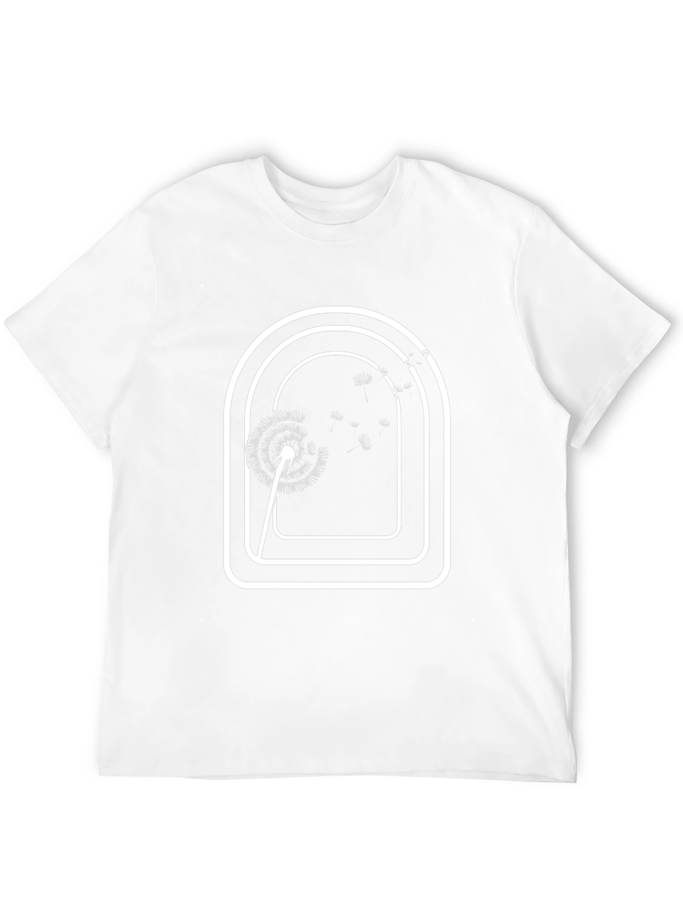 Dandelion Graphic Black T-Shirt