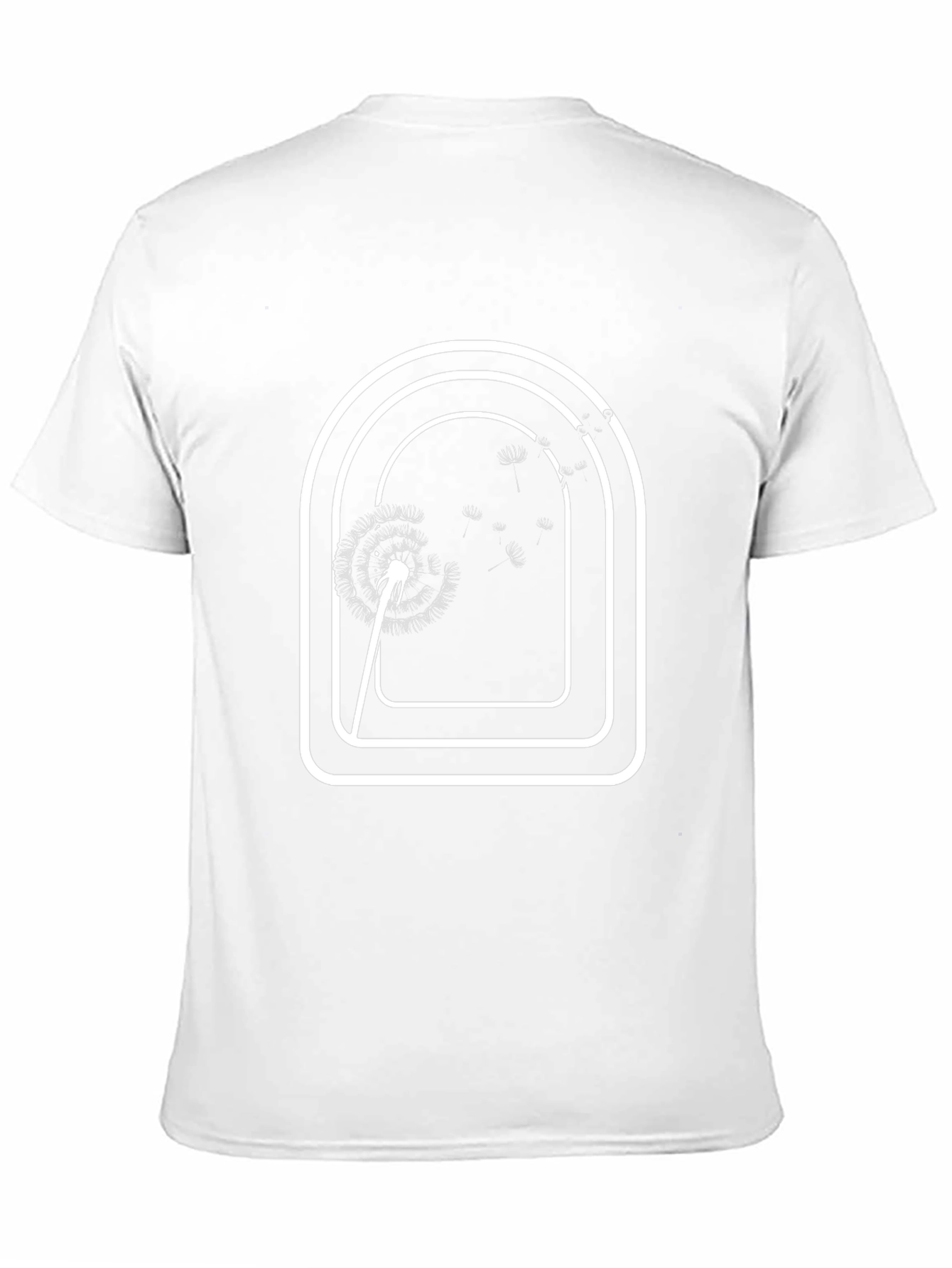Dandelion Graphic Black T-Shirt