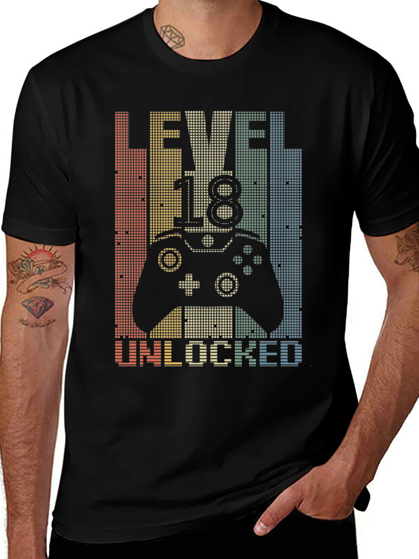 Level 18 Unlocked Gamer T-Shirt