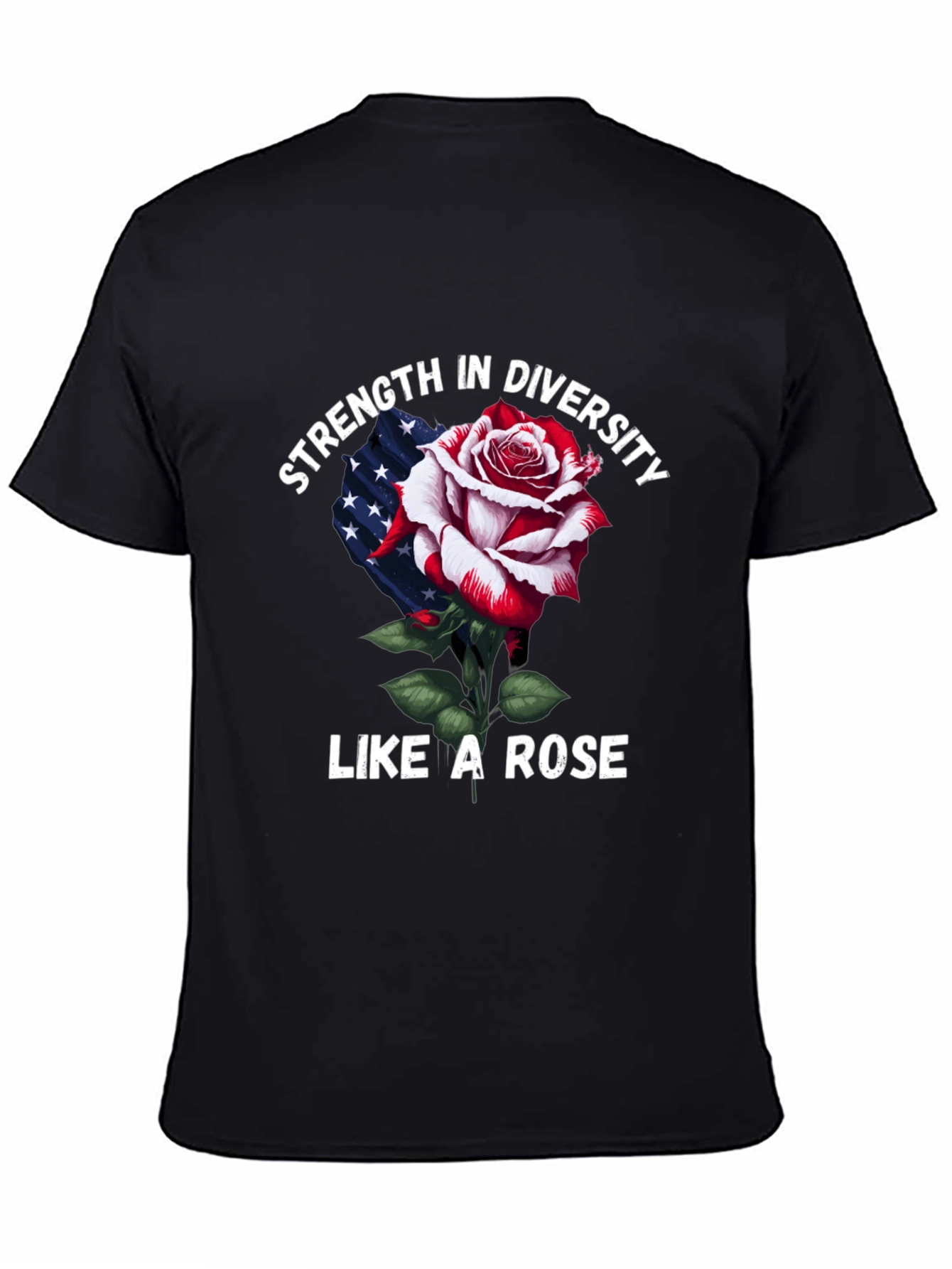 Strength in Diversity Rose Graphic Tee