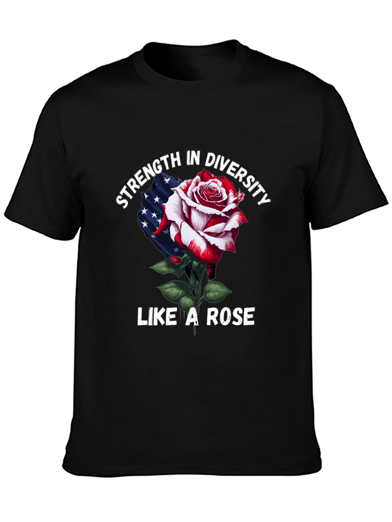 Strength in Diversity Rose Graphic Tee