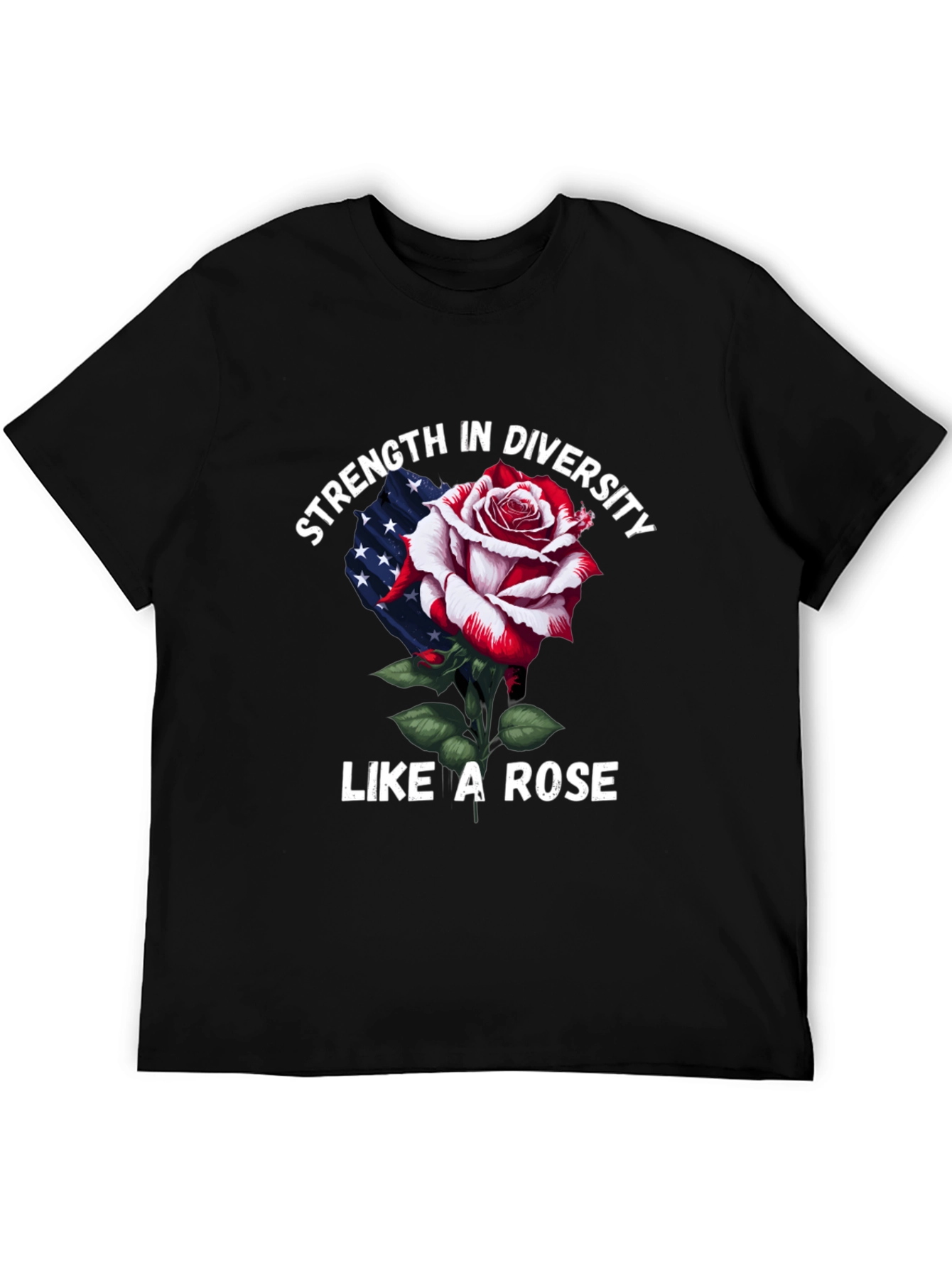 Strength in Diversity Rose Graphic Tee