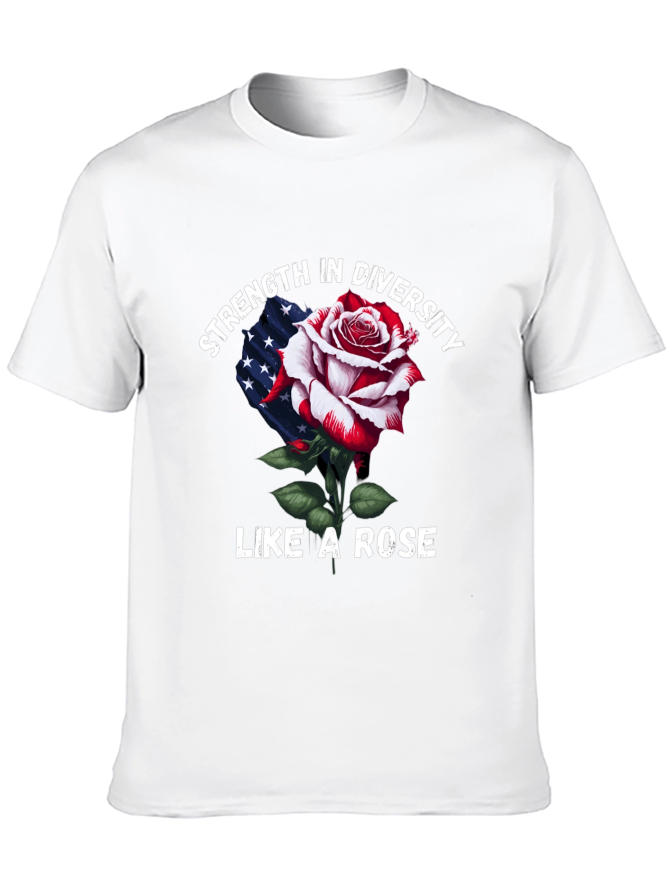 Strength in Diversity Rose Graphic Tee