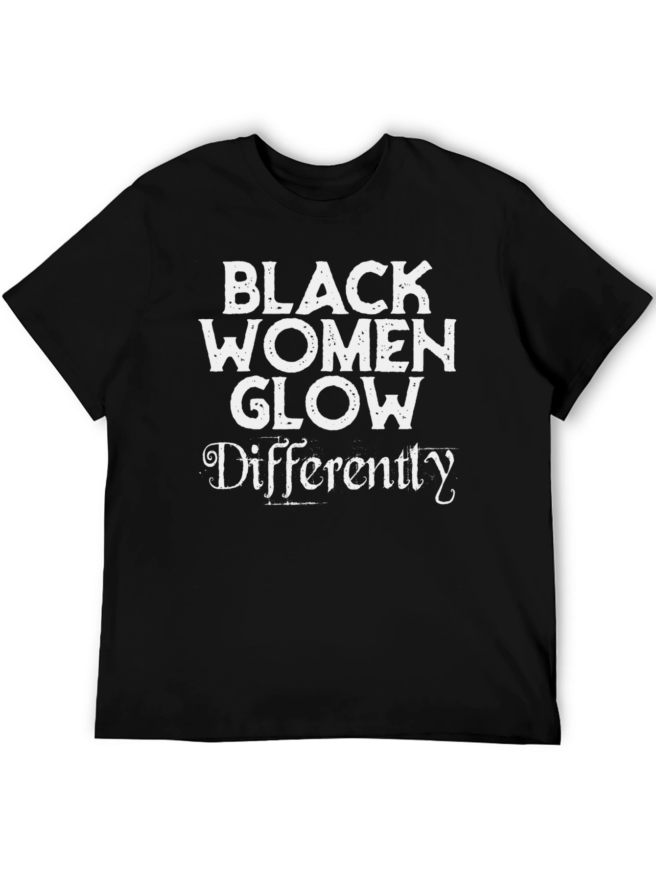 Black Women Glow Differently Graphic Tee