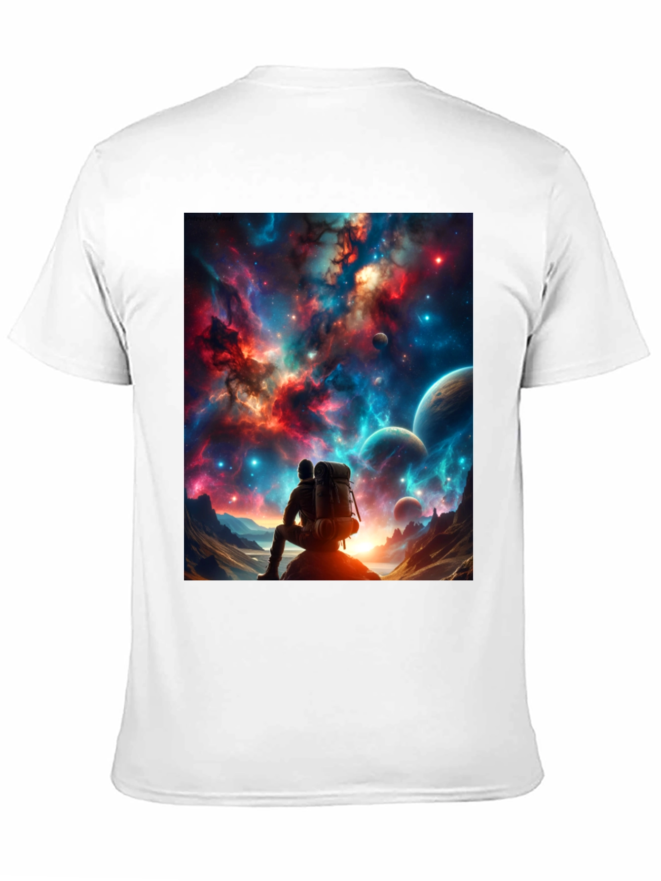 Space Explorer Graphic Tee - Black