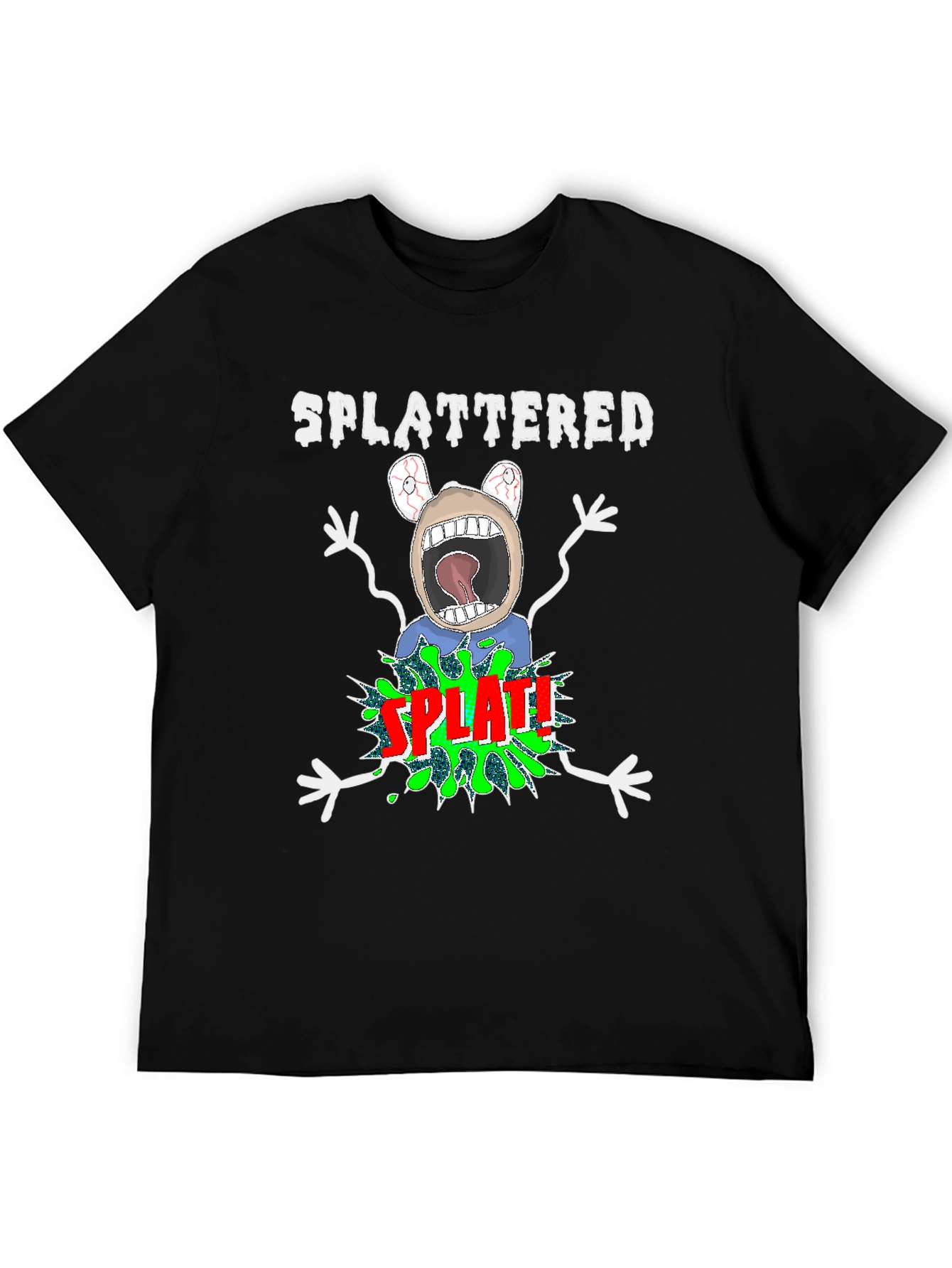 SPLATTERED Graphic Tee - Unique & Fun T-Shirt