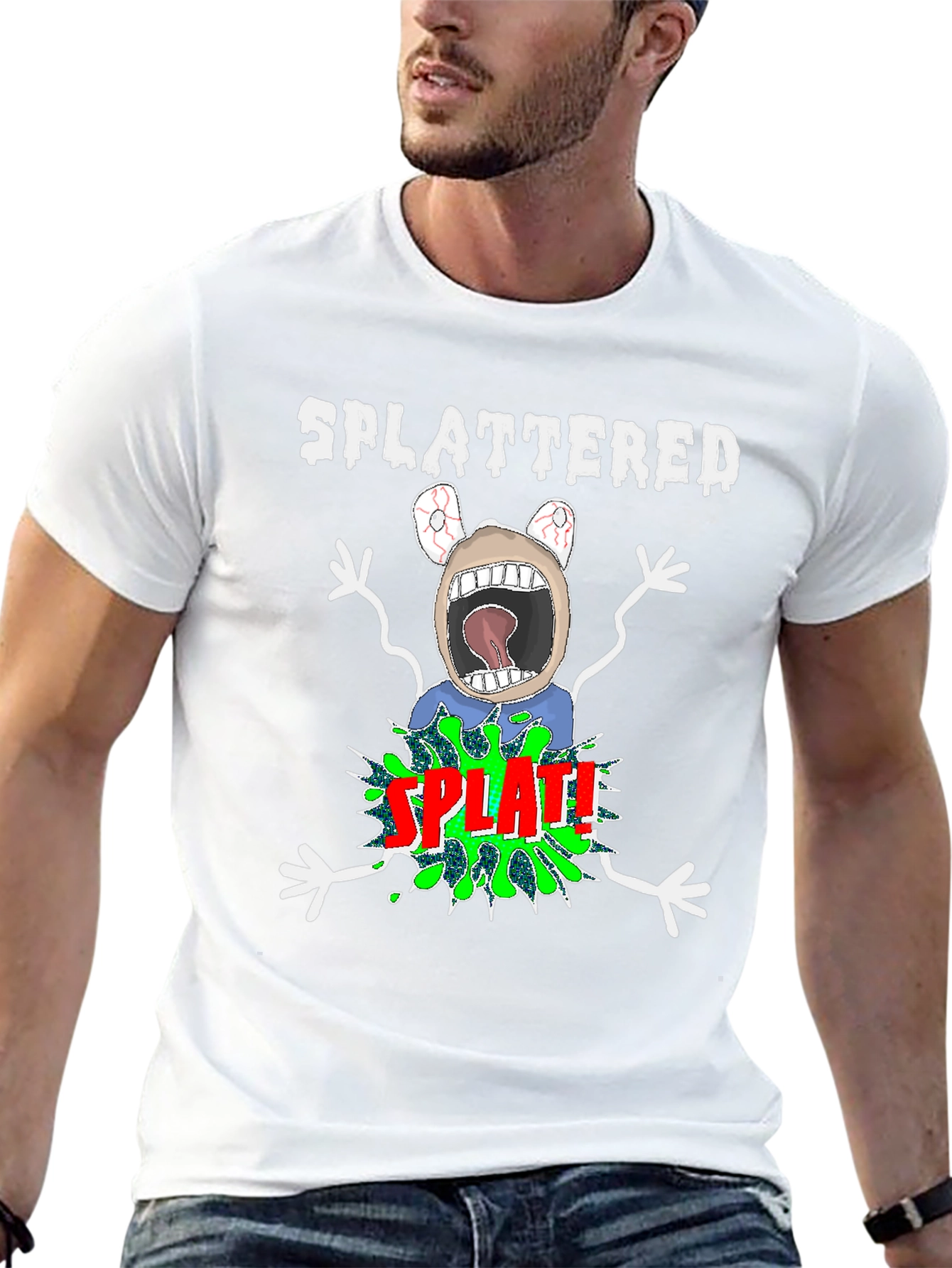 SPLATTERED Graphic Tee - Unique & Fun T-Shirt