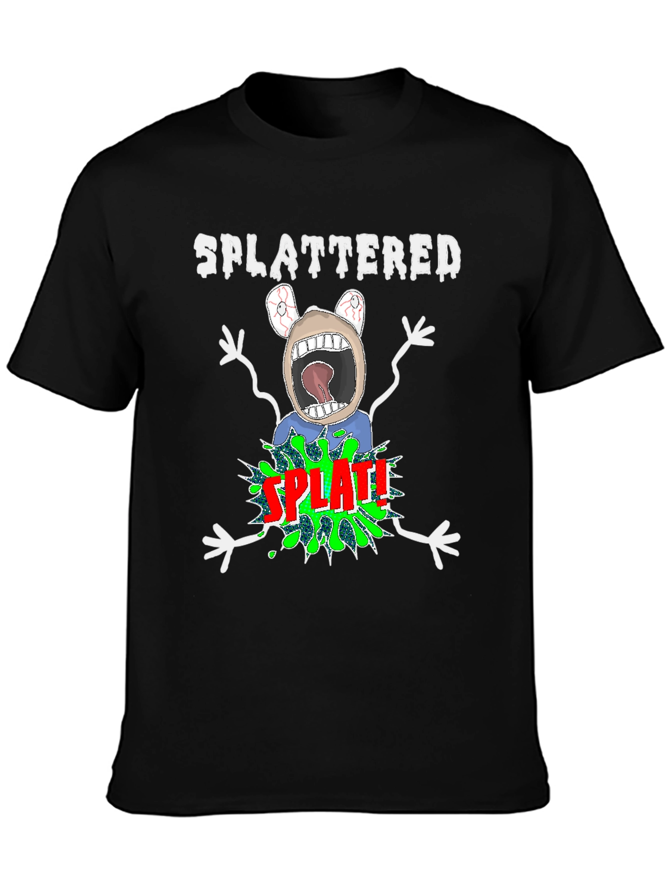 SPLATTERED Graphic Tee - Unique & Fun T-Shirt