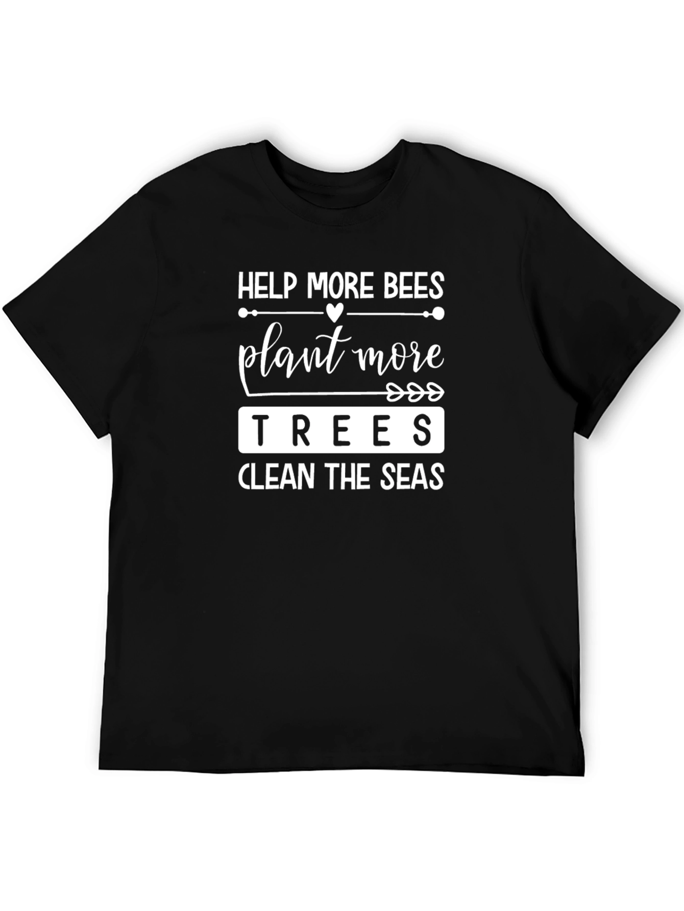 Eco-Friendly Graphic Tee: Help Bees Plant Trees