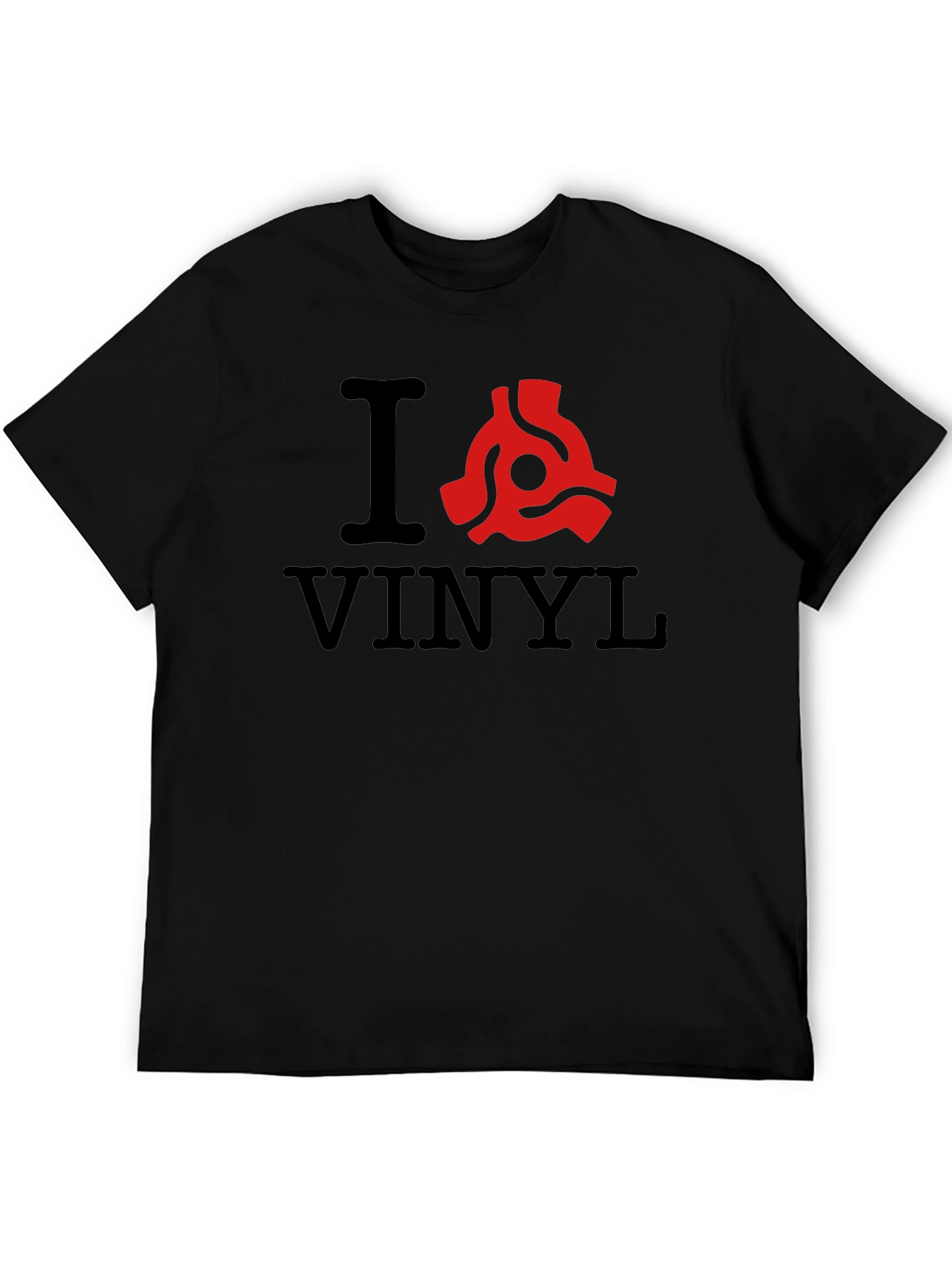 I (Turntable Adapter) Vinyl T-Shirt - Music Lover Tee