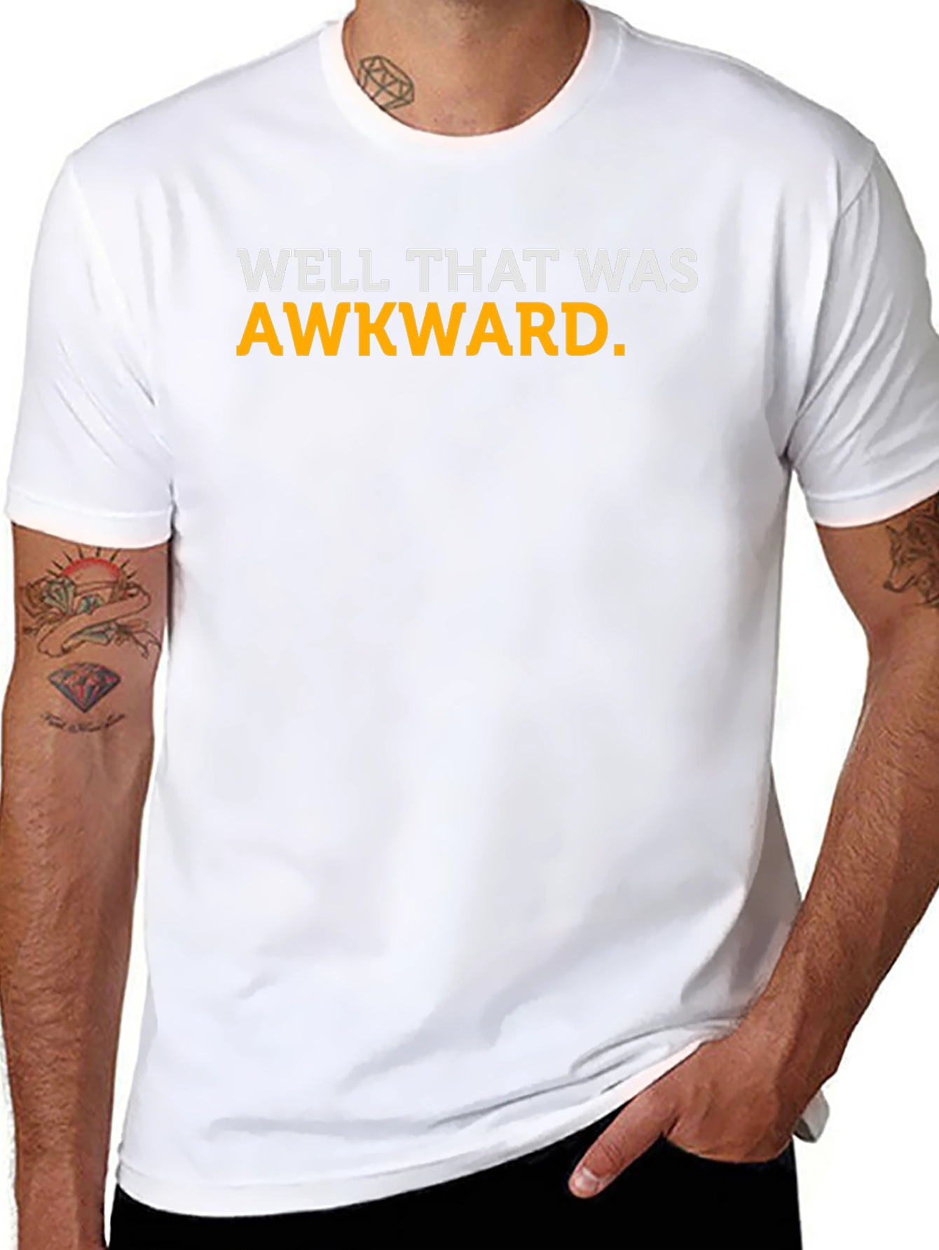 Well That Was Awkward T-Shirt - Funny Sarcastic Tee