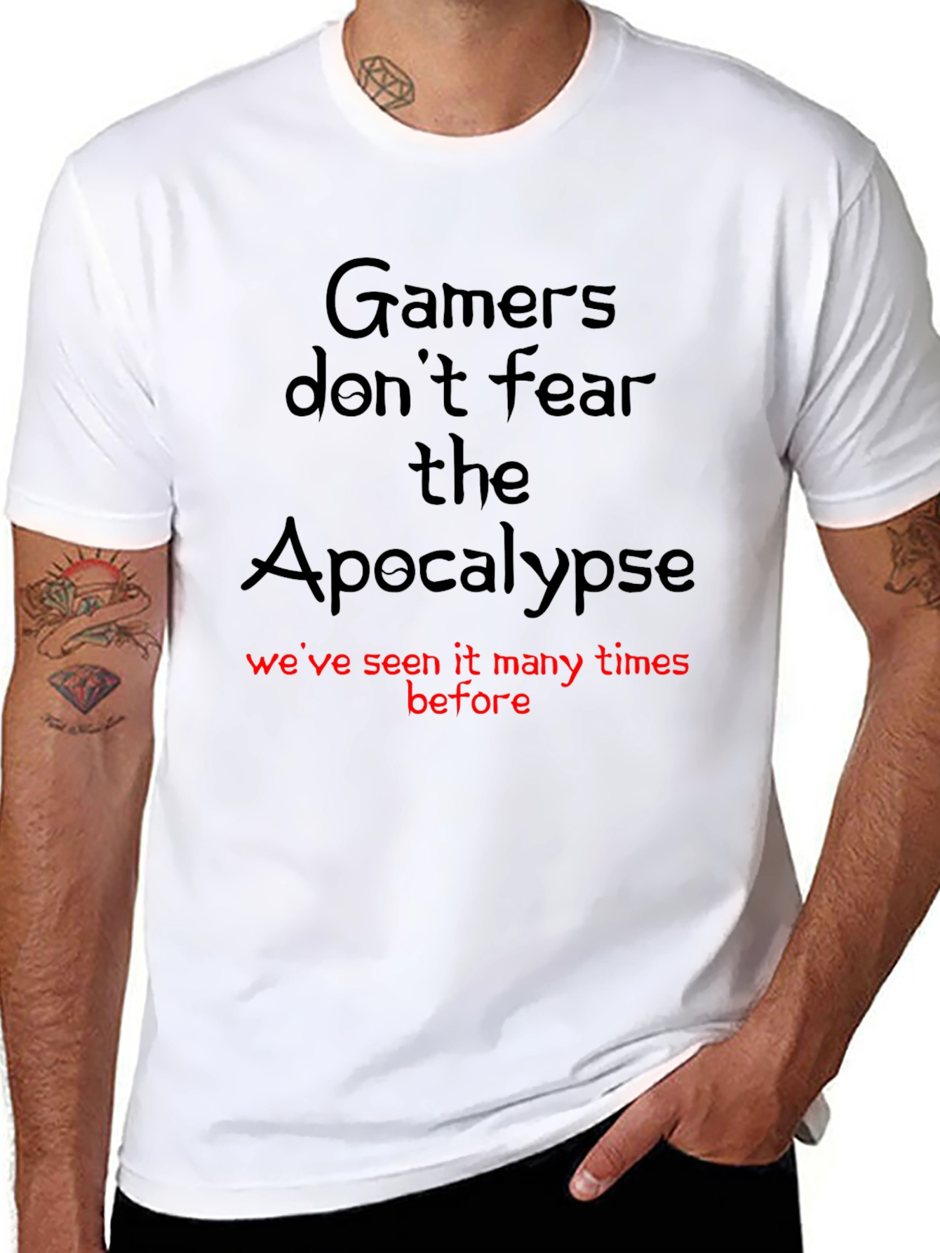 Gamers Dont Fear the Apocalypse T-Shirt