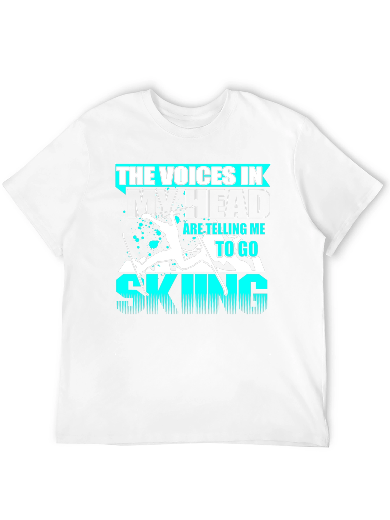 Voices in My Head Skiing T-Shirt