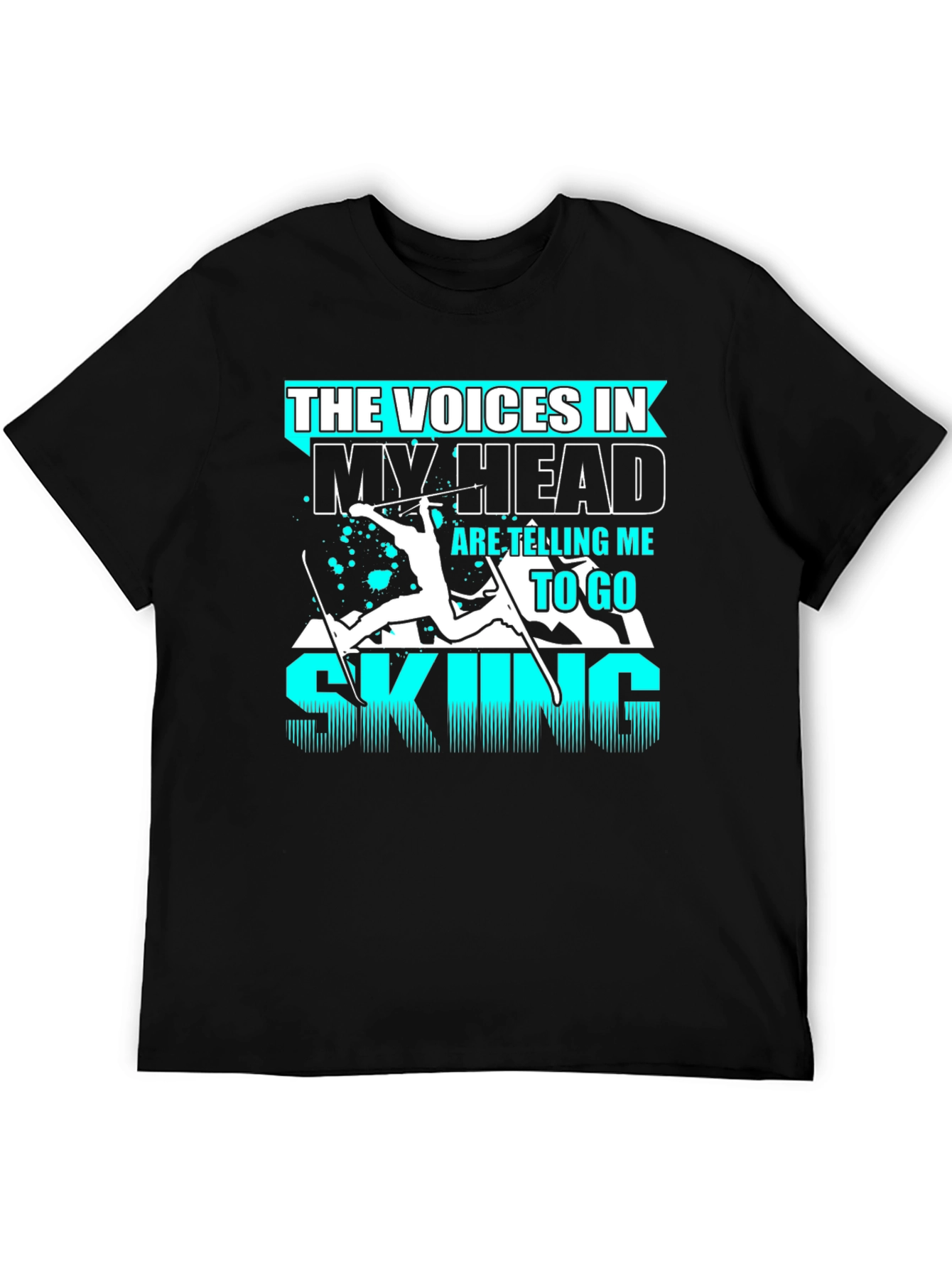 Voices in My Head Skiing T-Shirt