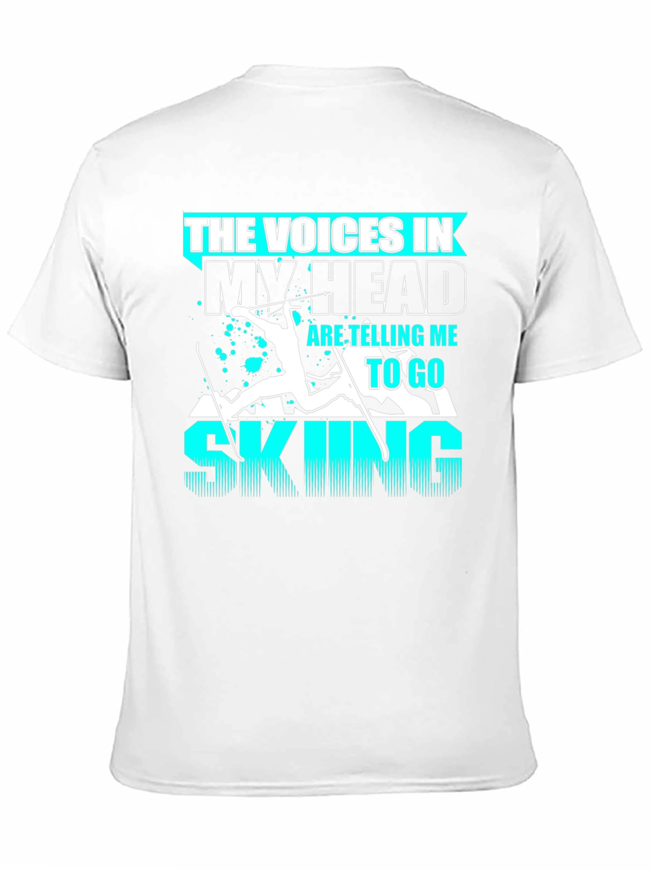 Voices in My Head Skiing T-Shirt