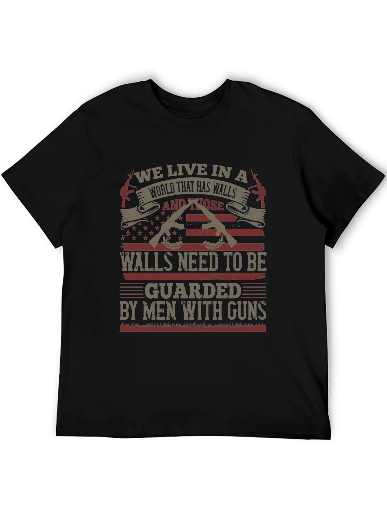Patriotic We Live In A World T-Shirt