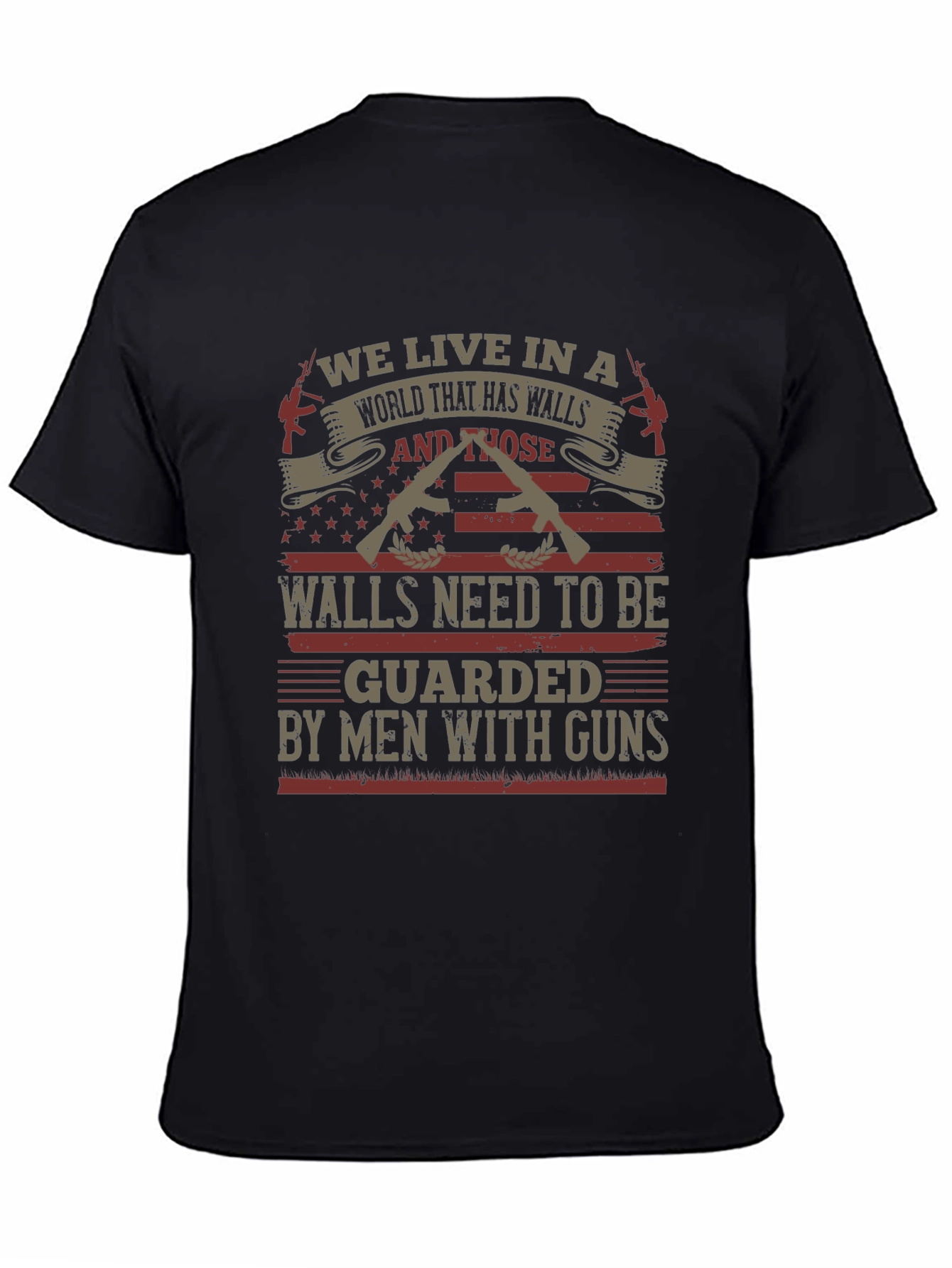Patriotic We Live In A World T-Shirt