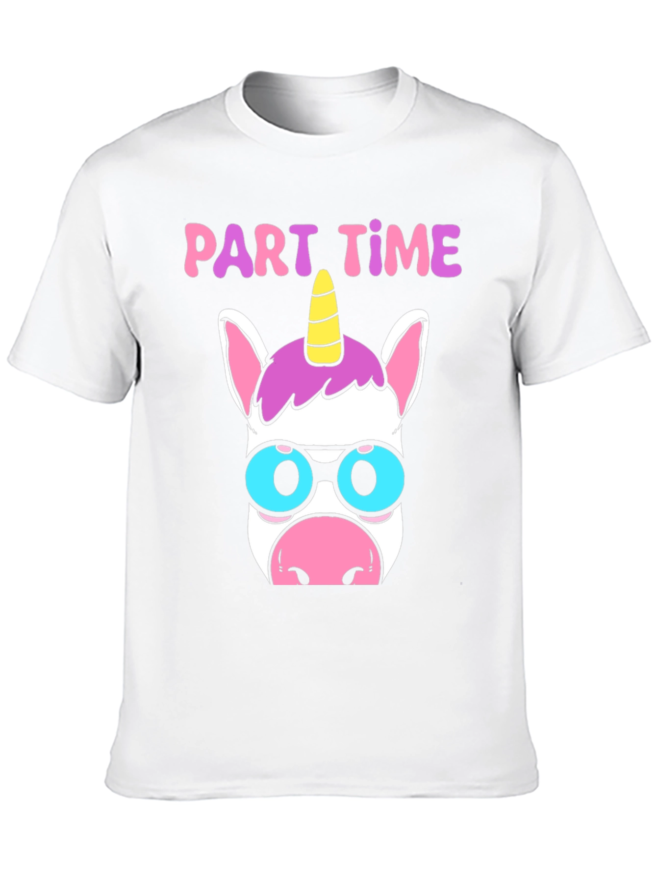 Part Time Unicorn Black T-Shirt