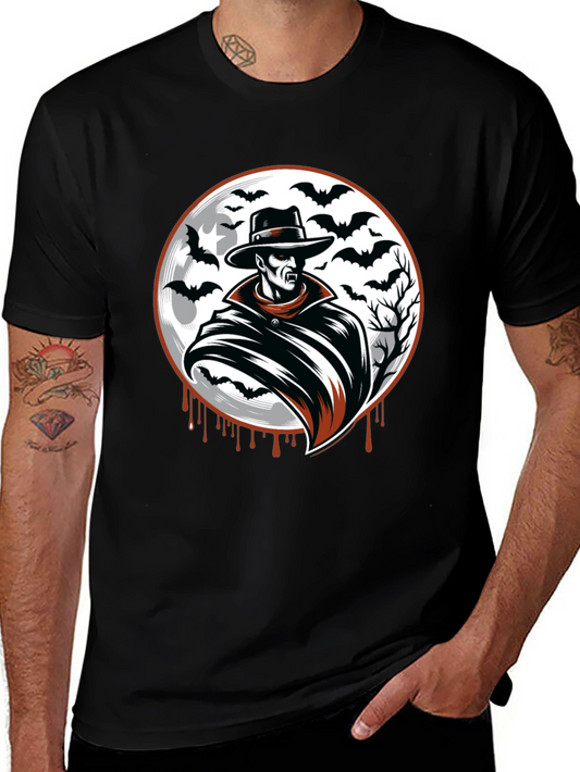 Vampire Bat Graphic Black T-Shirt