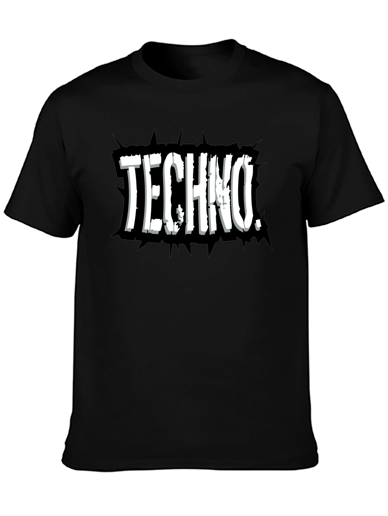 Techno Music T-Shirt - Black Graphic Tee