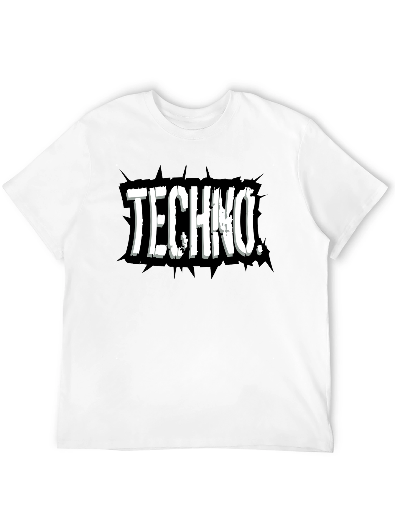 Techno Music T-Shirt - Black Graphic Tee