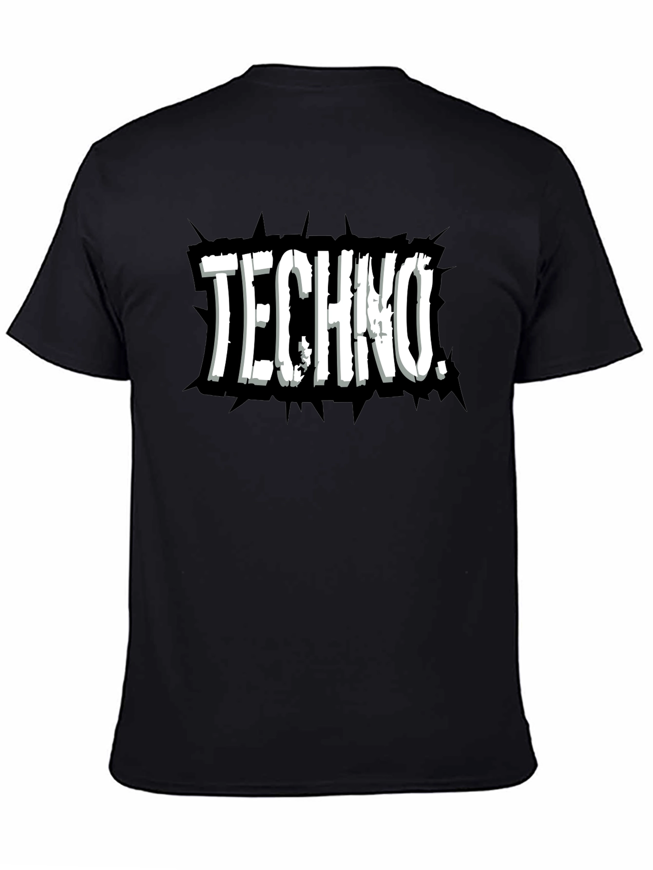 Techno Music T-Shirt - Black Graphic Tee