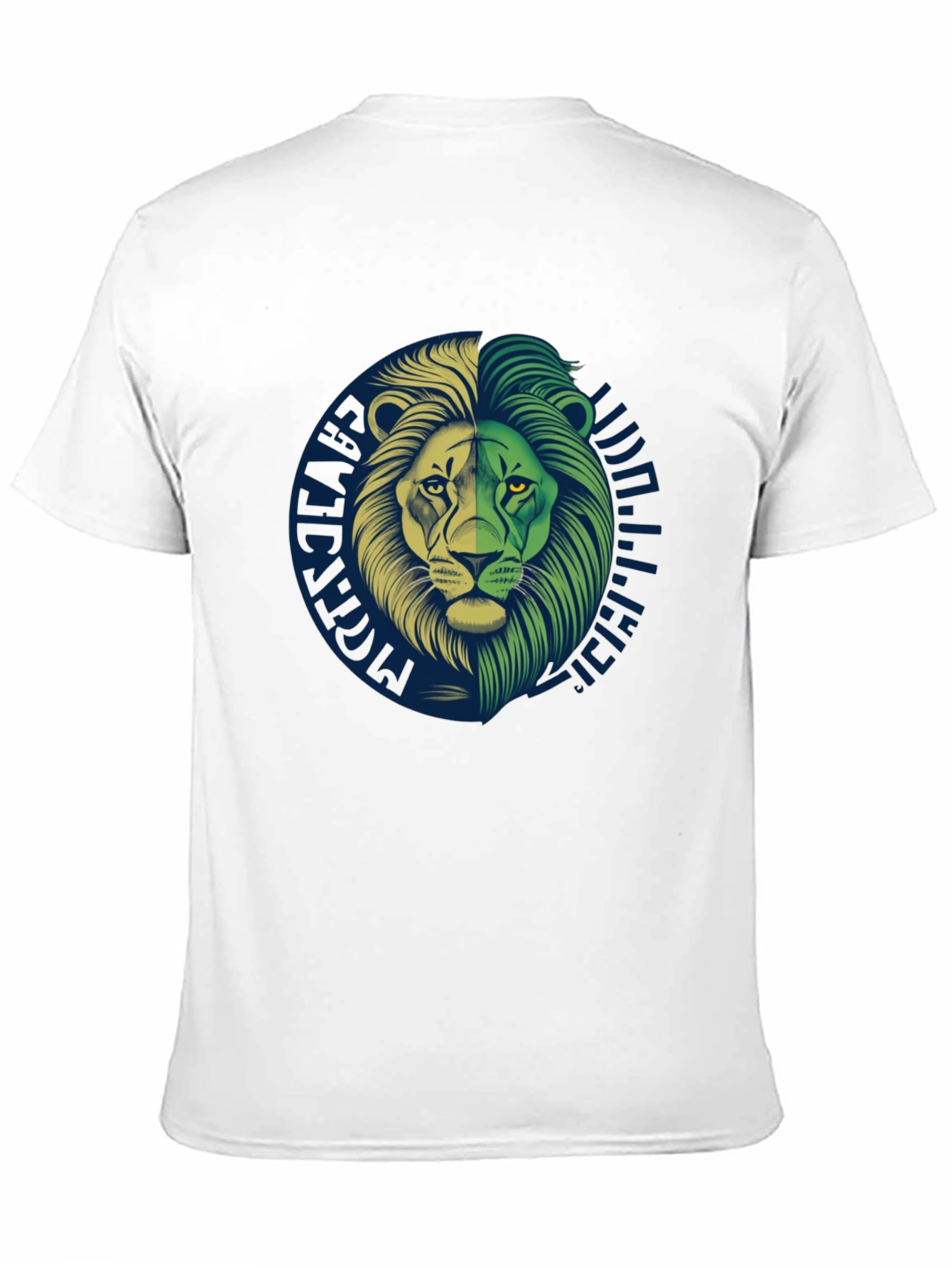 Lion Graphic Print Black T-Shirt