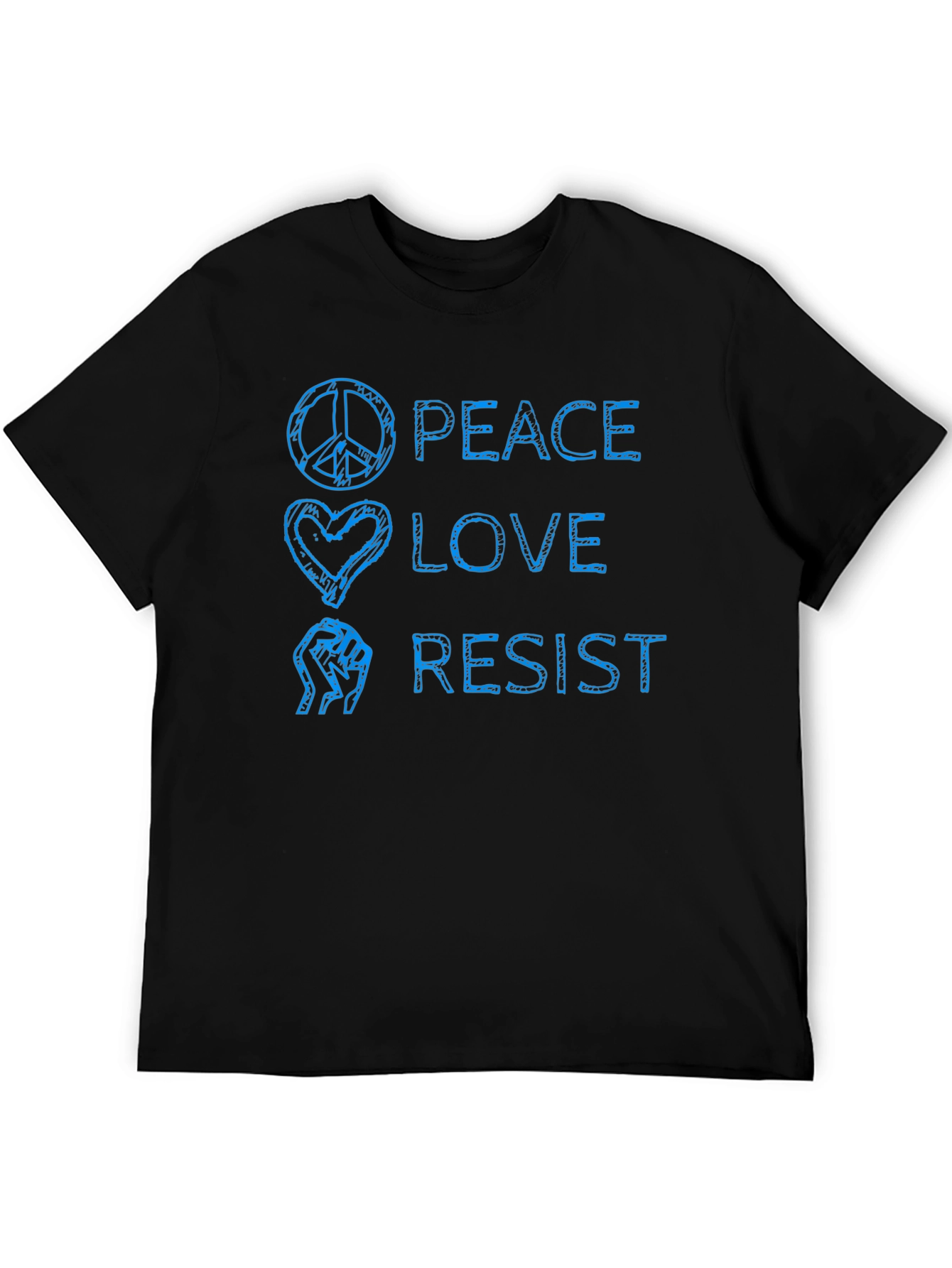 Peace Love Resist Graphic T-Shirt