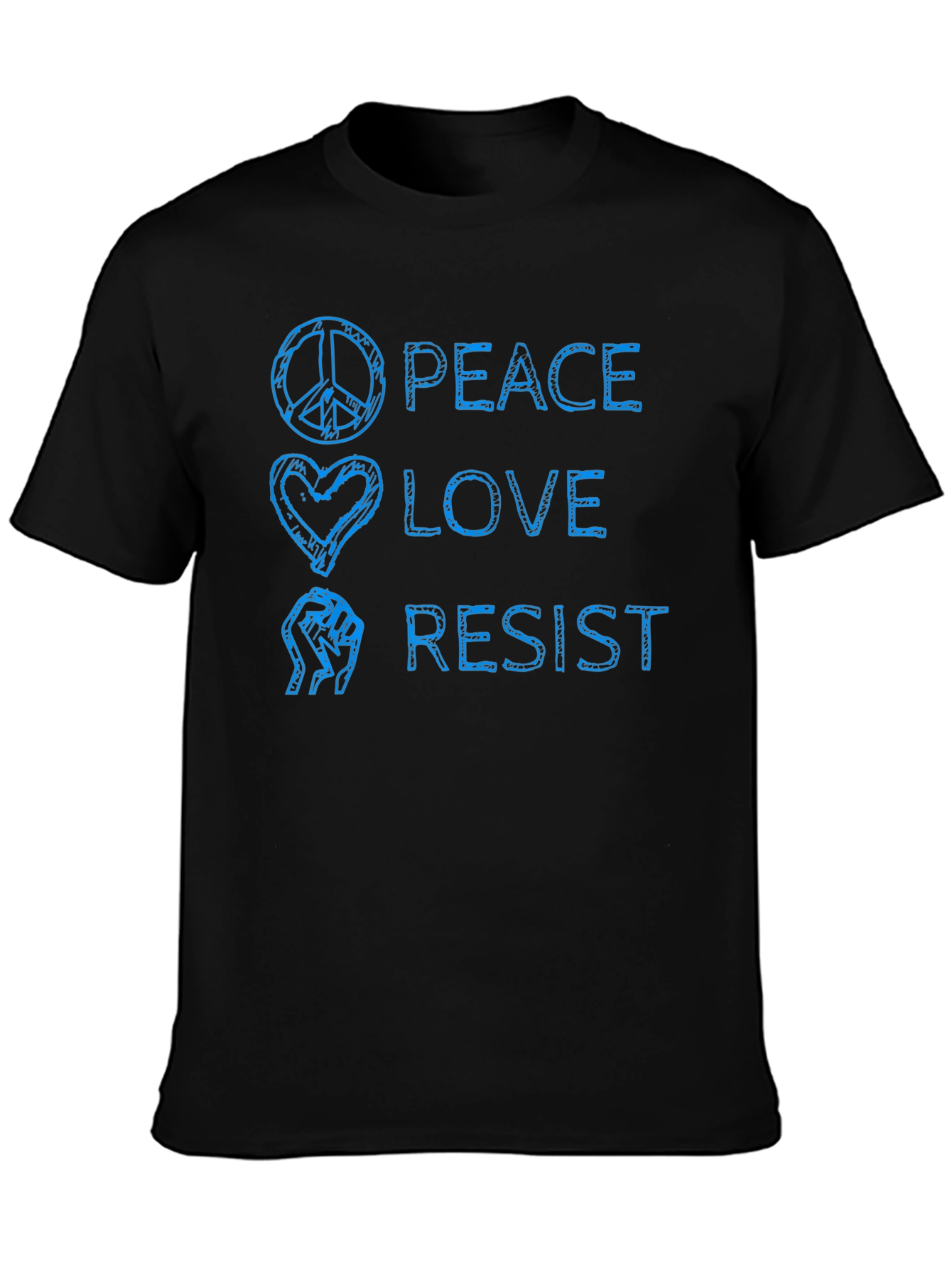 Peace Love Resist Graphic T-Shirt