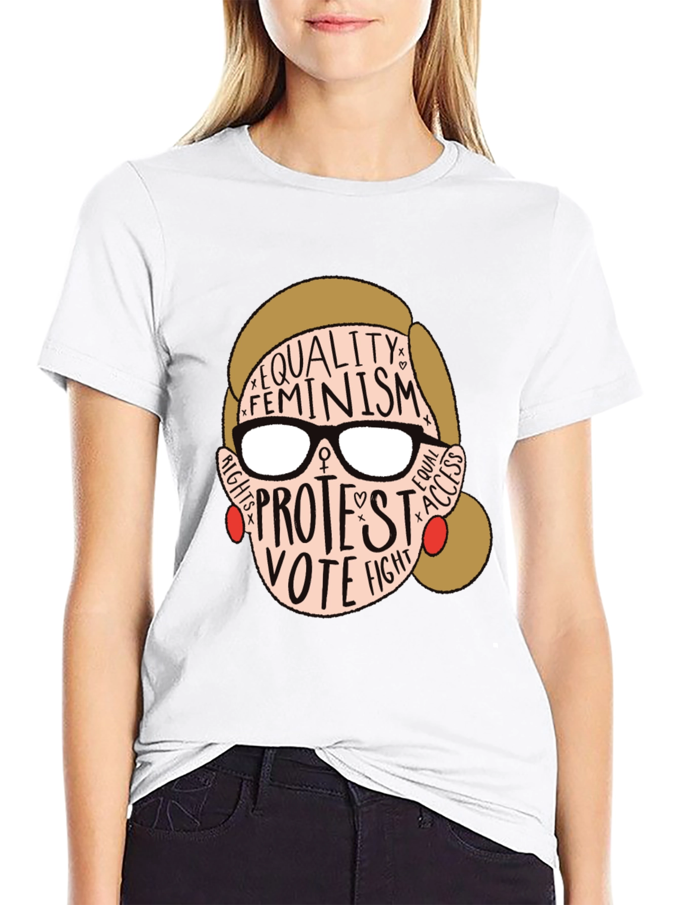 Feminist RBG Graphic T-Shirt: Equality & Rights