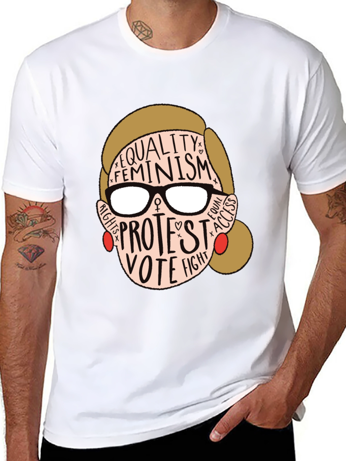 Feminist RBG Graphic T-Shirt: Equality & Rights