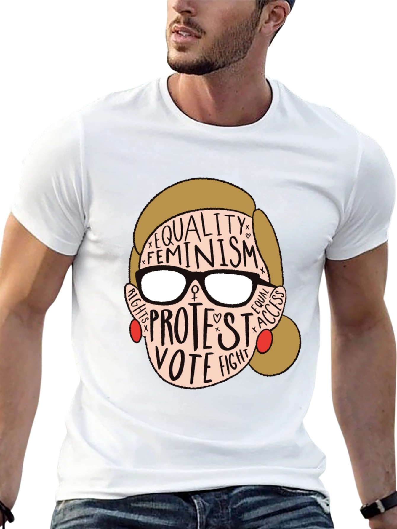 Feminist RBG Graphic T-Shirt: Equality & Rights