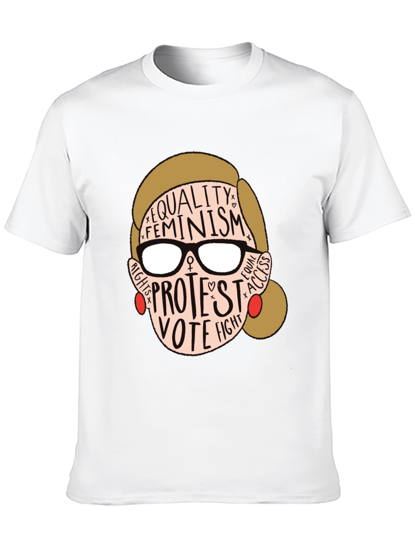 Feminist RBG Graphic T-Shirt: Equality & Rights
