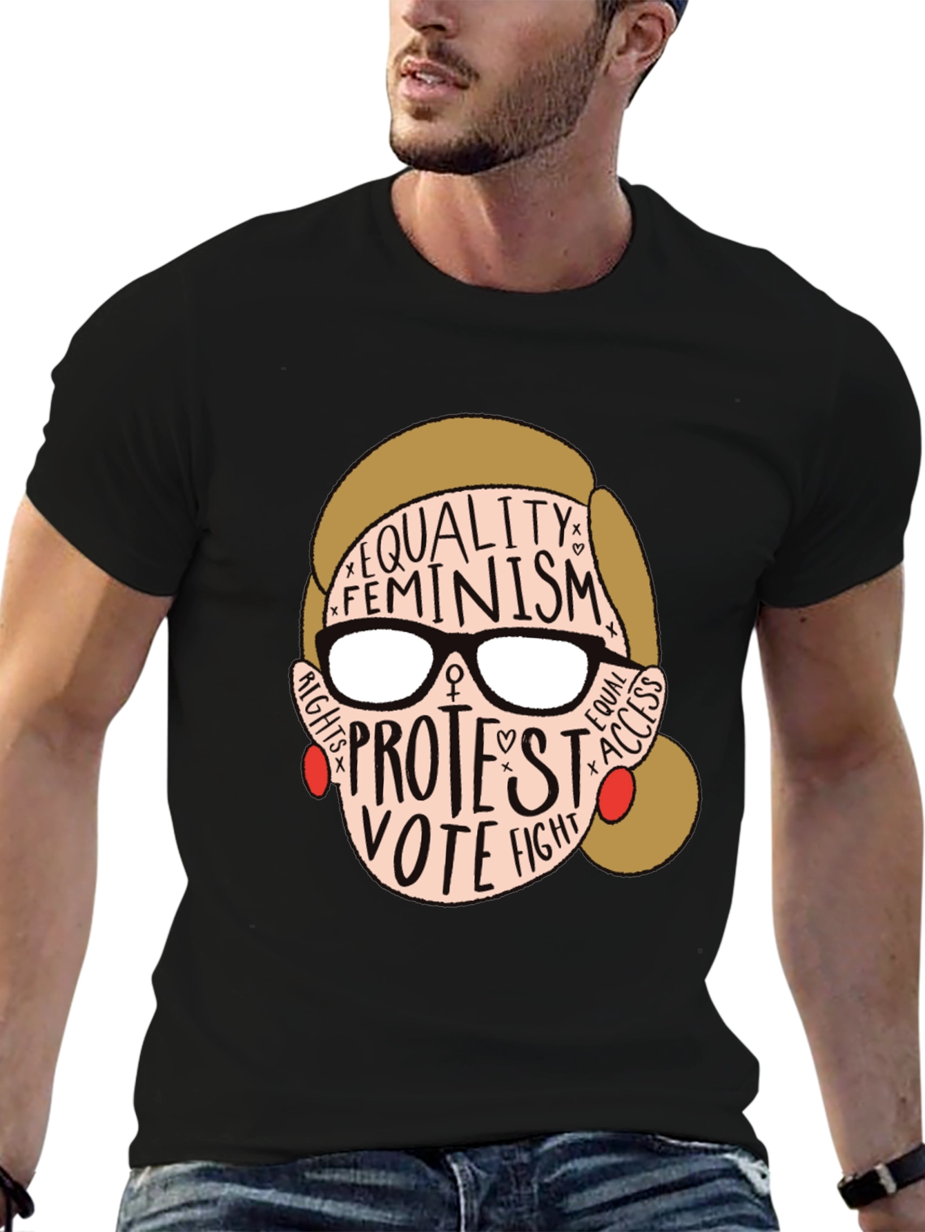 Feminist RBG Graphic T-Shirt: Equality & Rights