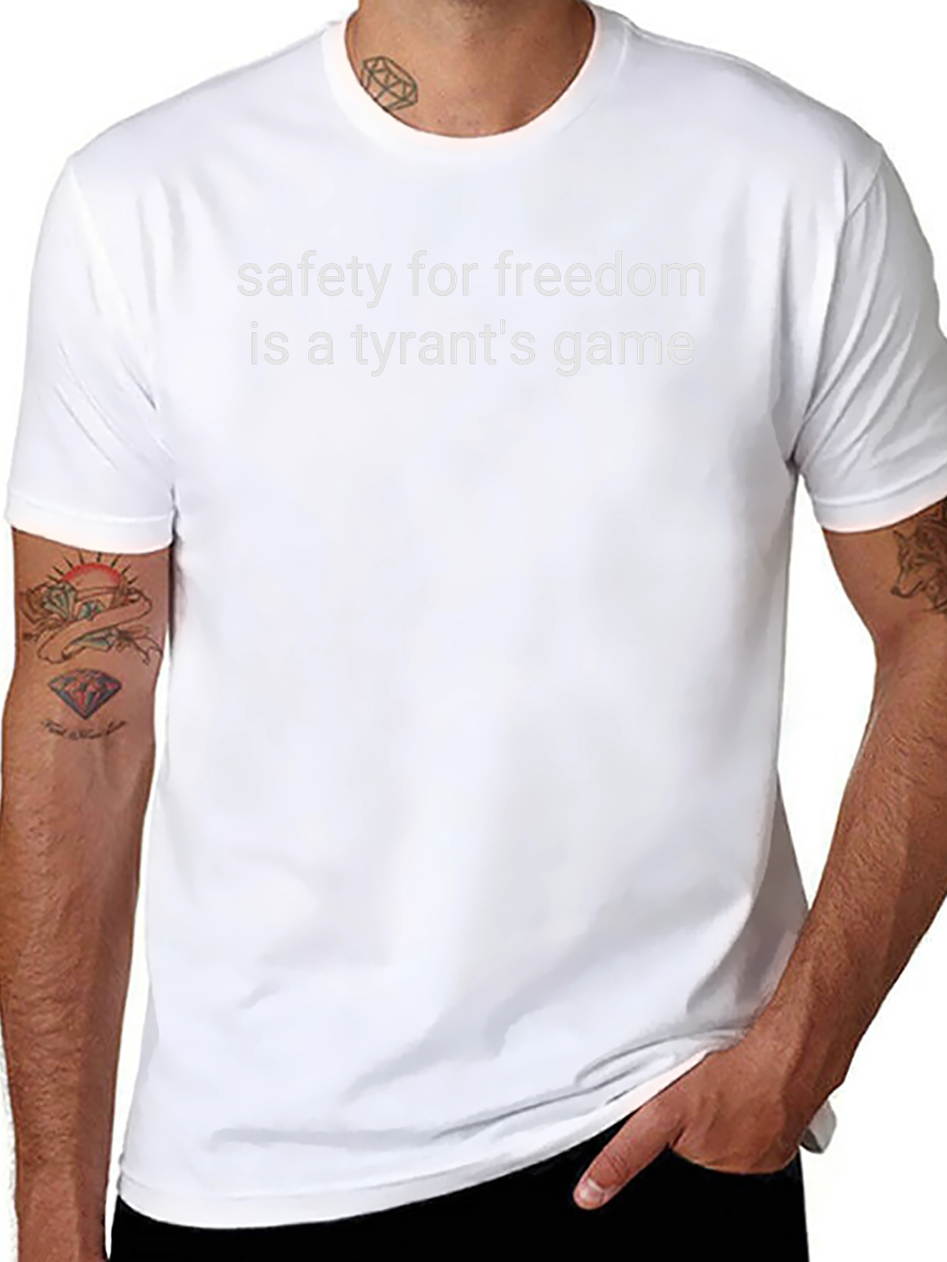 Safety for Freedom Tee - Tyrants Game