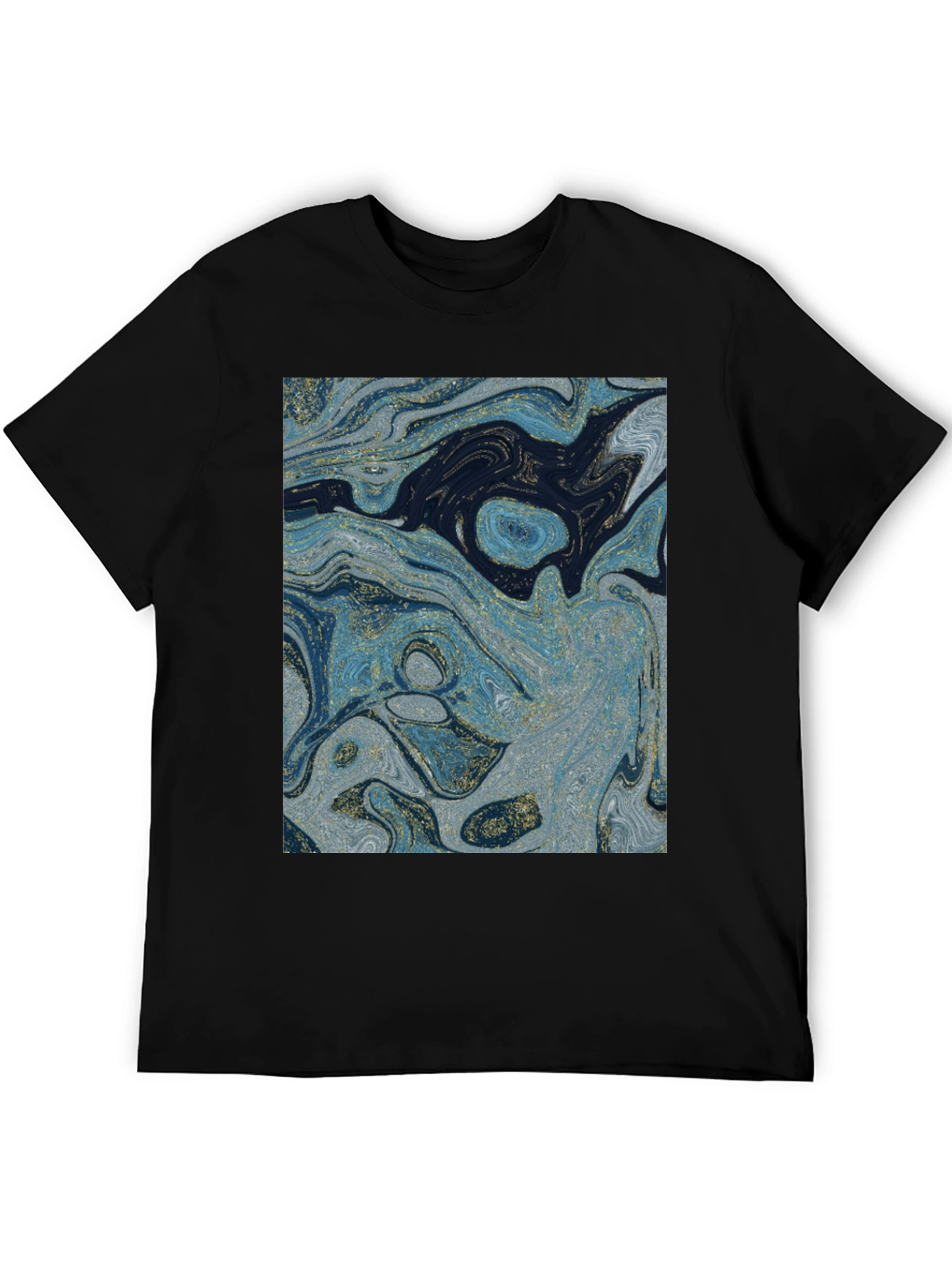 Abstract Art Black T-Shirt - Stylish Graphic Tee