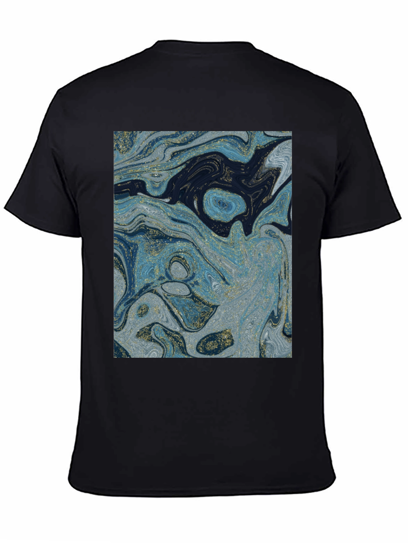 Abstract Art Black T-Shirt - Stylish Graphic Tee