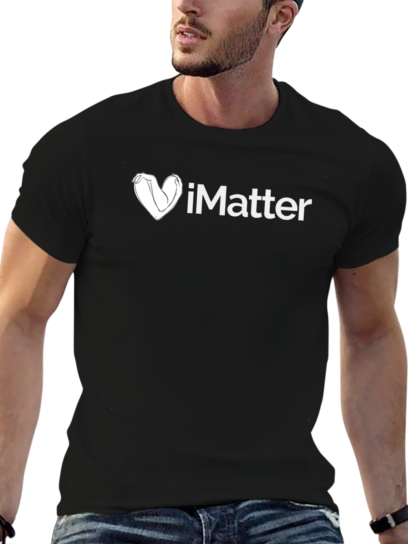 iMatter Graphic Print Black T-Shirt