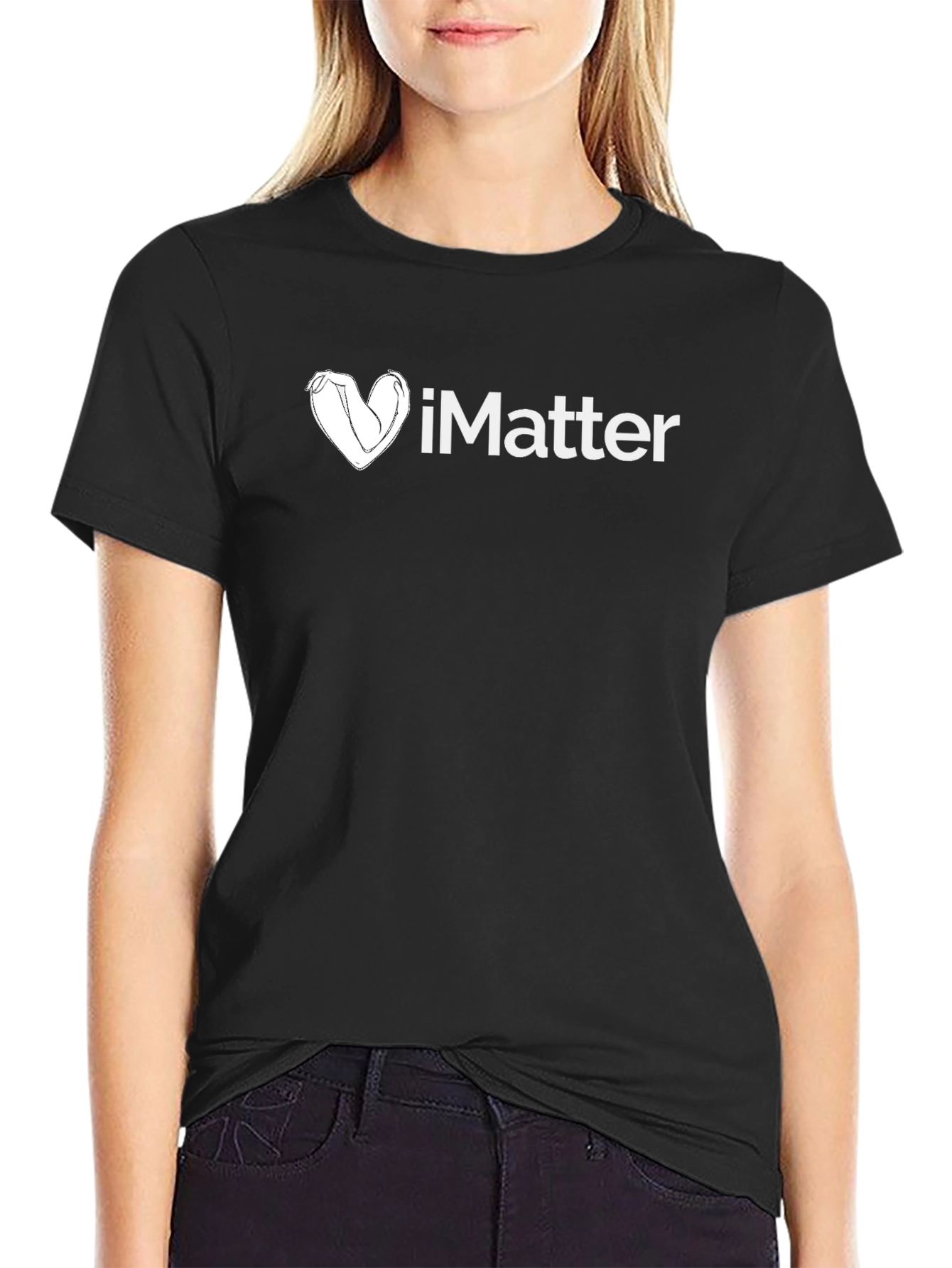 iMatter Graphic Print Black T-Shirt