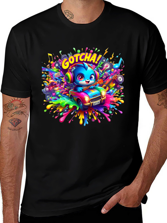 Gotcha Monster T-Shirt Colorful Design
