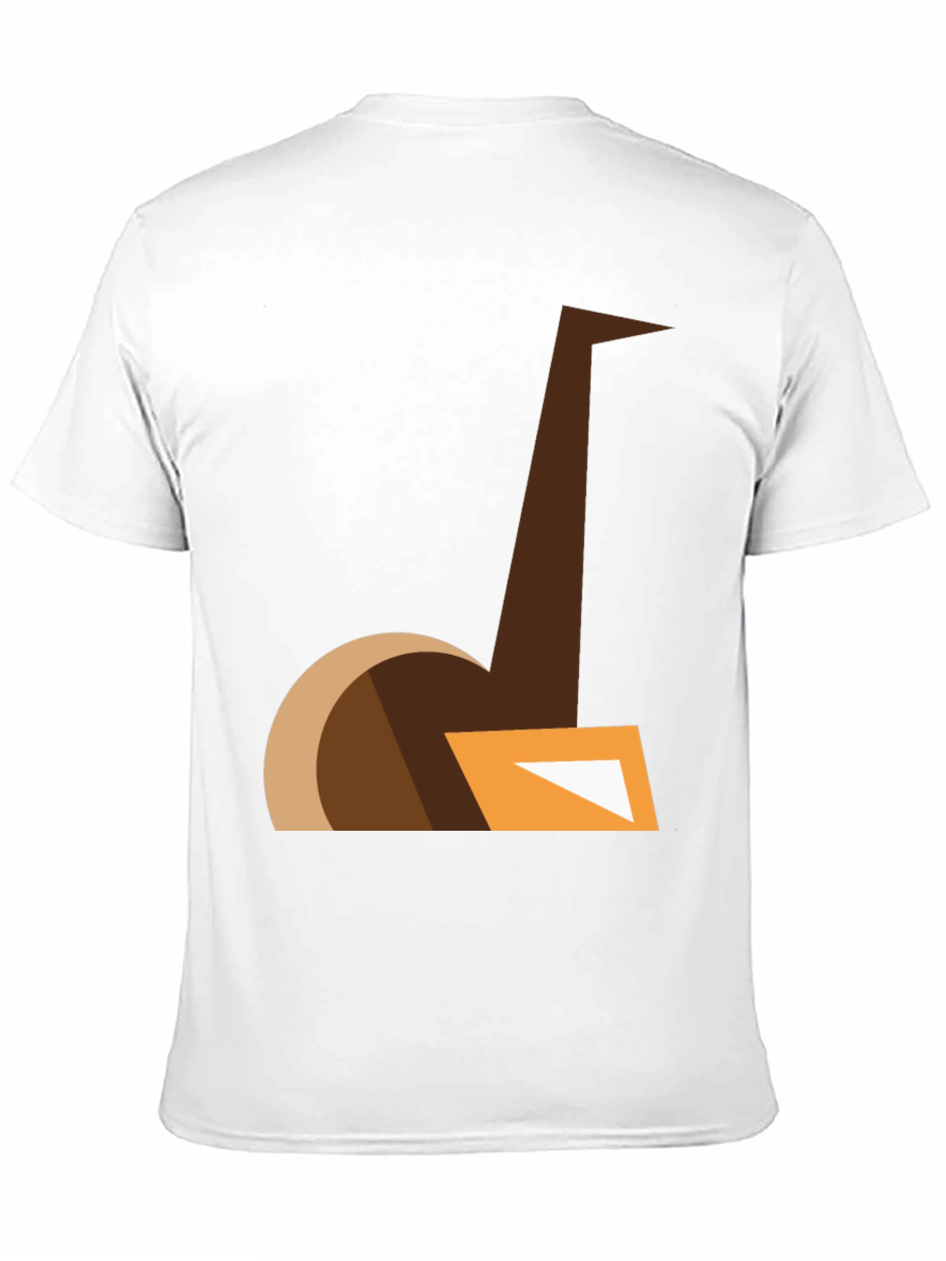 Abstract Ostrich Graphic Tee - Modern Casual Style