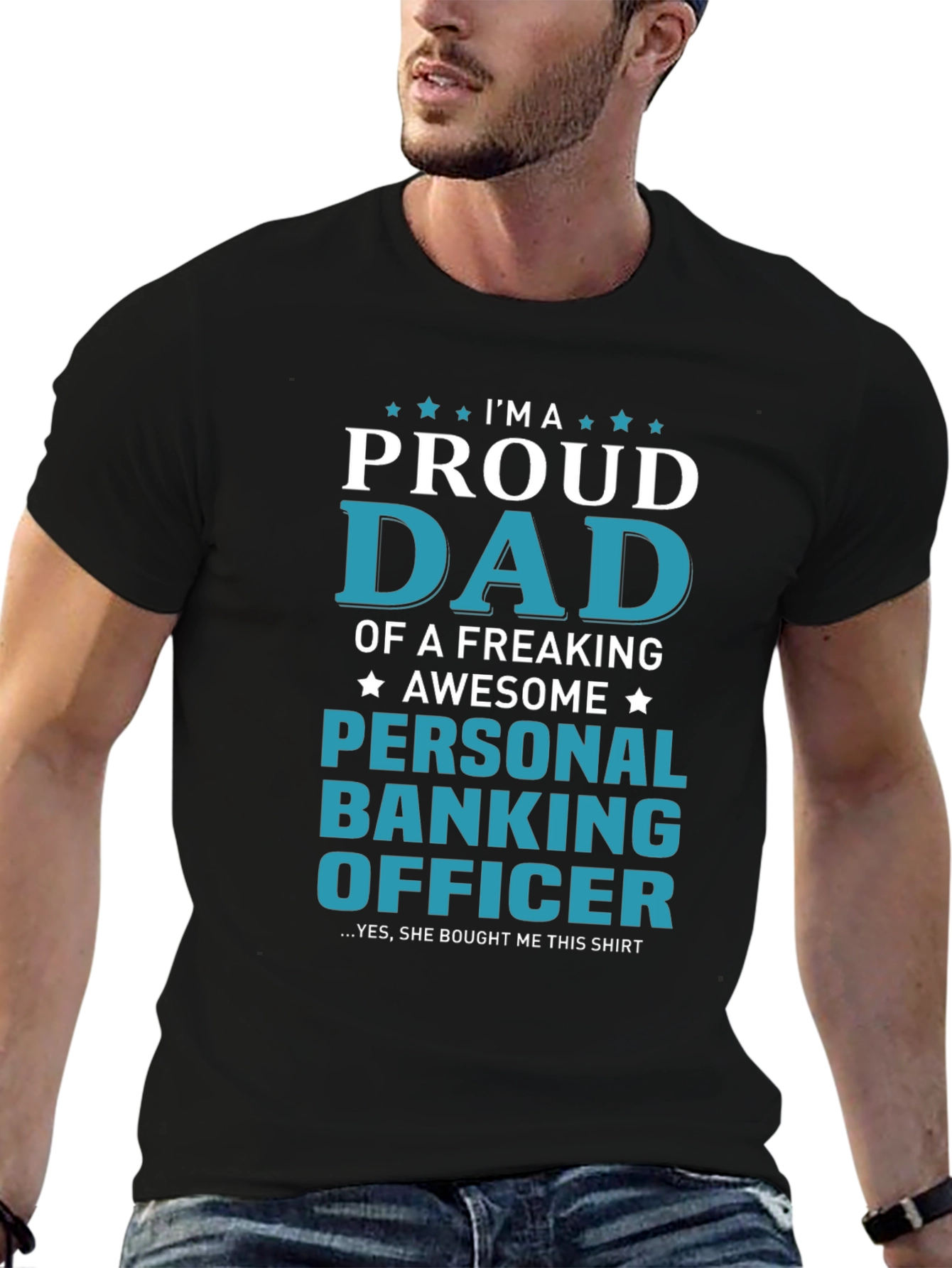 Proud Dad Personal Banking Officer T-Shirt